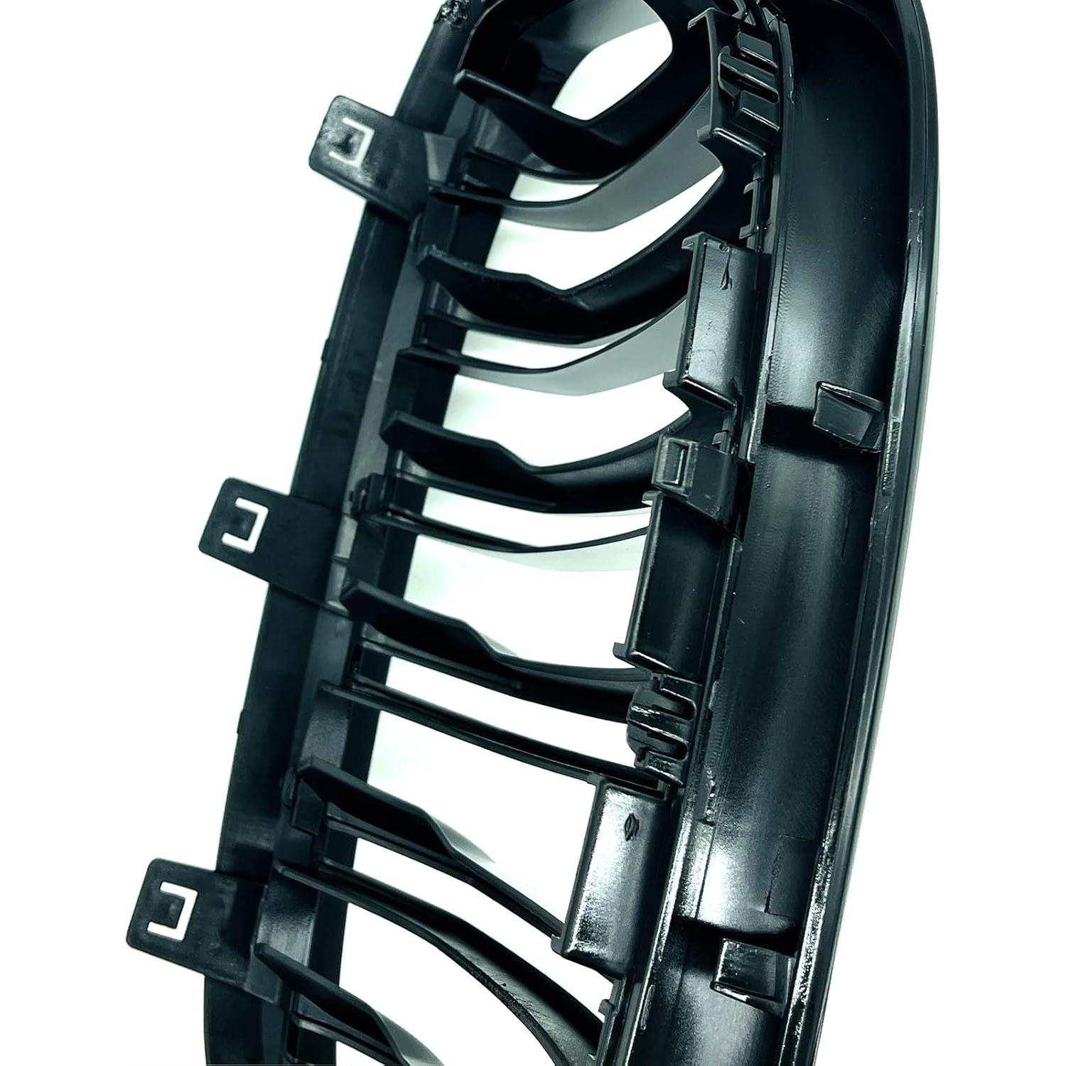 Parrilla Delantera XOPIYAO M-Color Doble Línea Negro Brillante