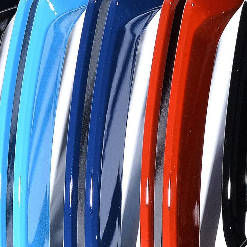 Parrilla Delantera XOPIYAO M-Color Doble Línea Negro Brillante