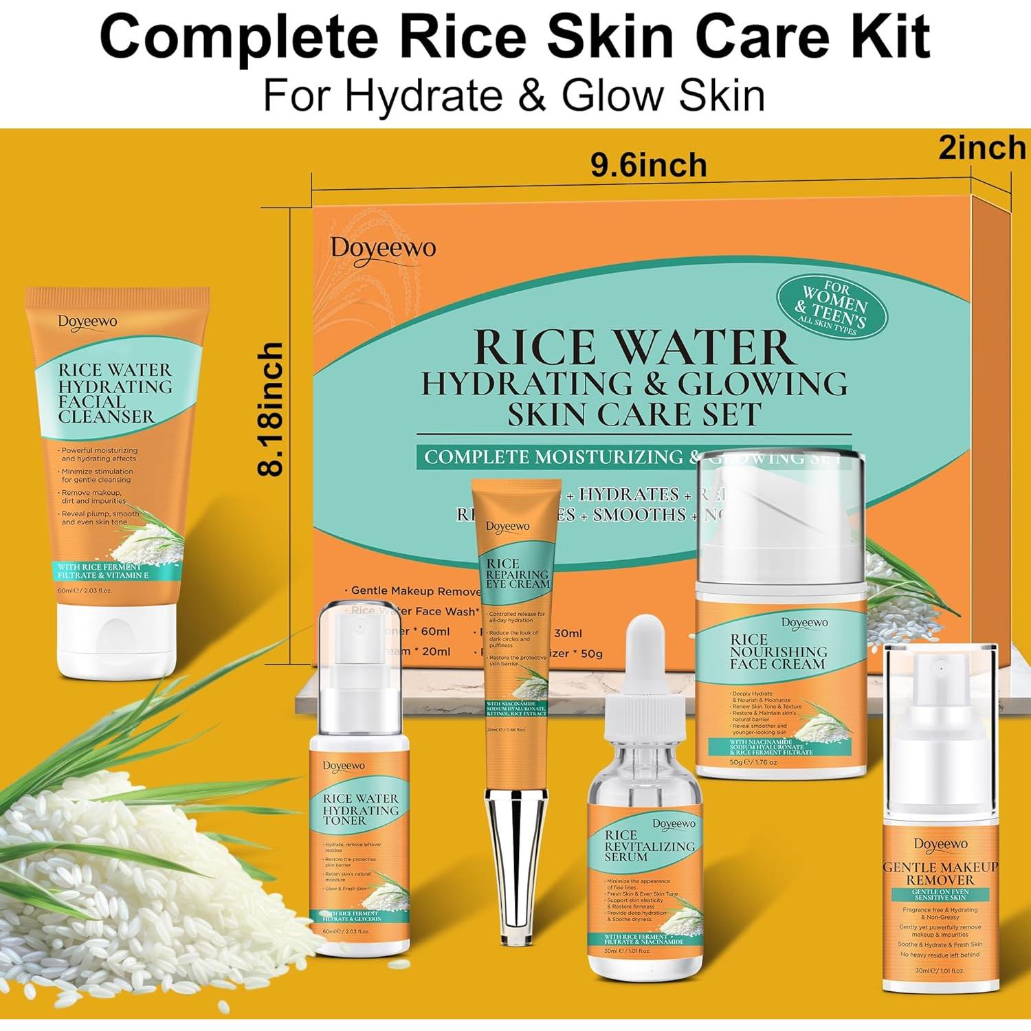 Set de Cuidado de la Piel DOYEEWO Hidratante y Antienvejecimiento