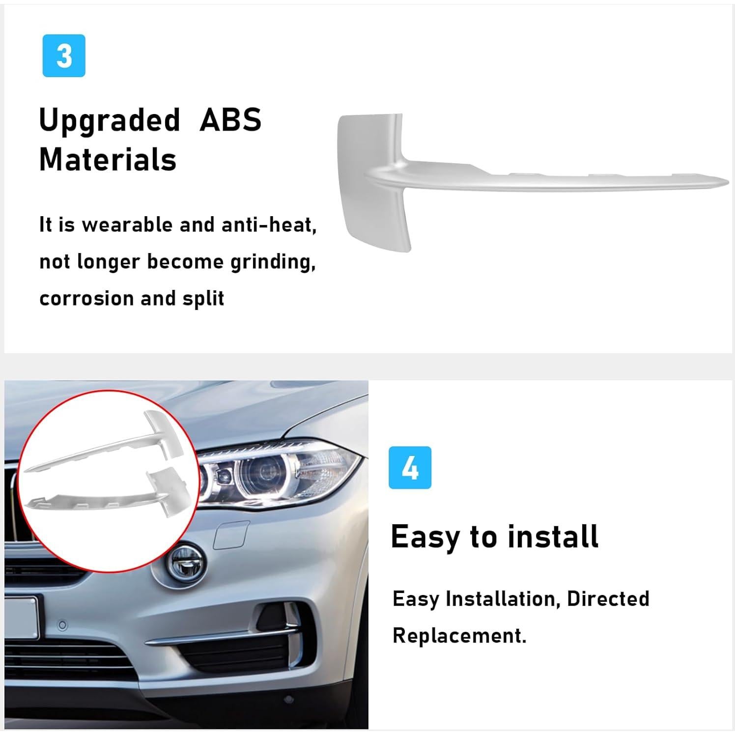 Moldura de Parachoques Frontal TTCR-II para BMW X5 F15 2014-2018