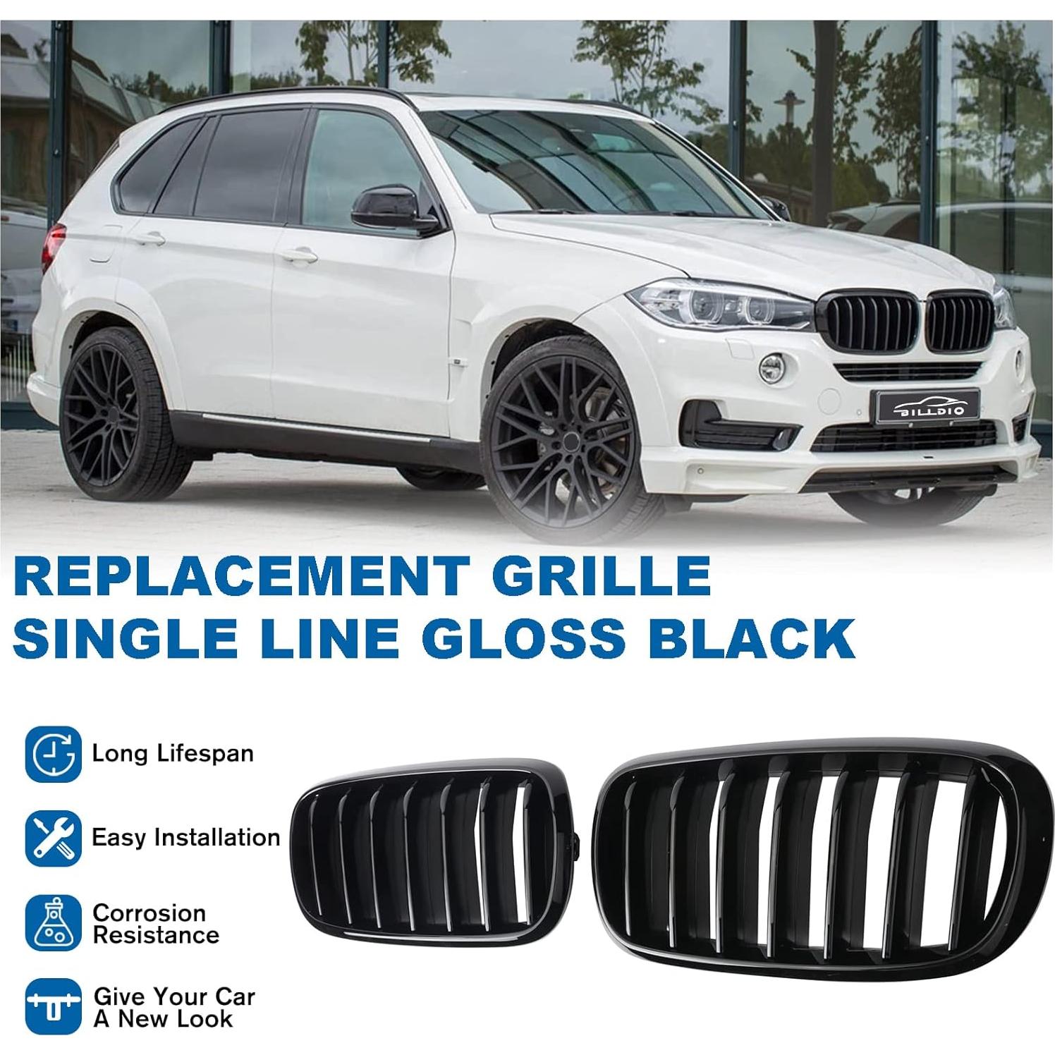 Rejilla Parachoques Frontal BILLDIO F15 F16 Negro Brillante