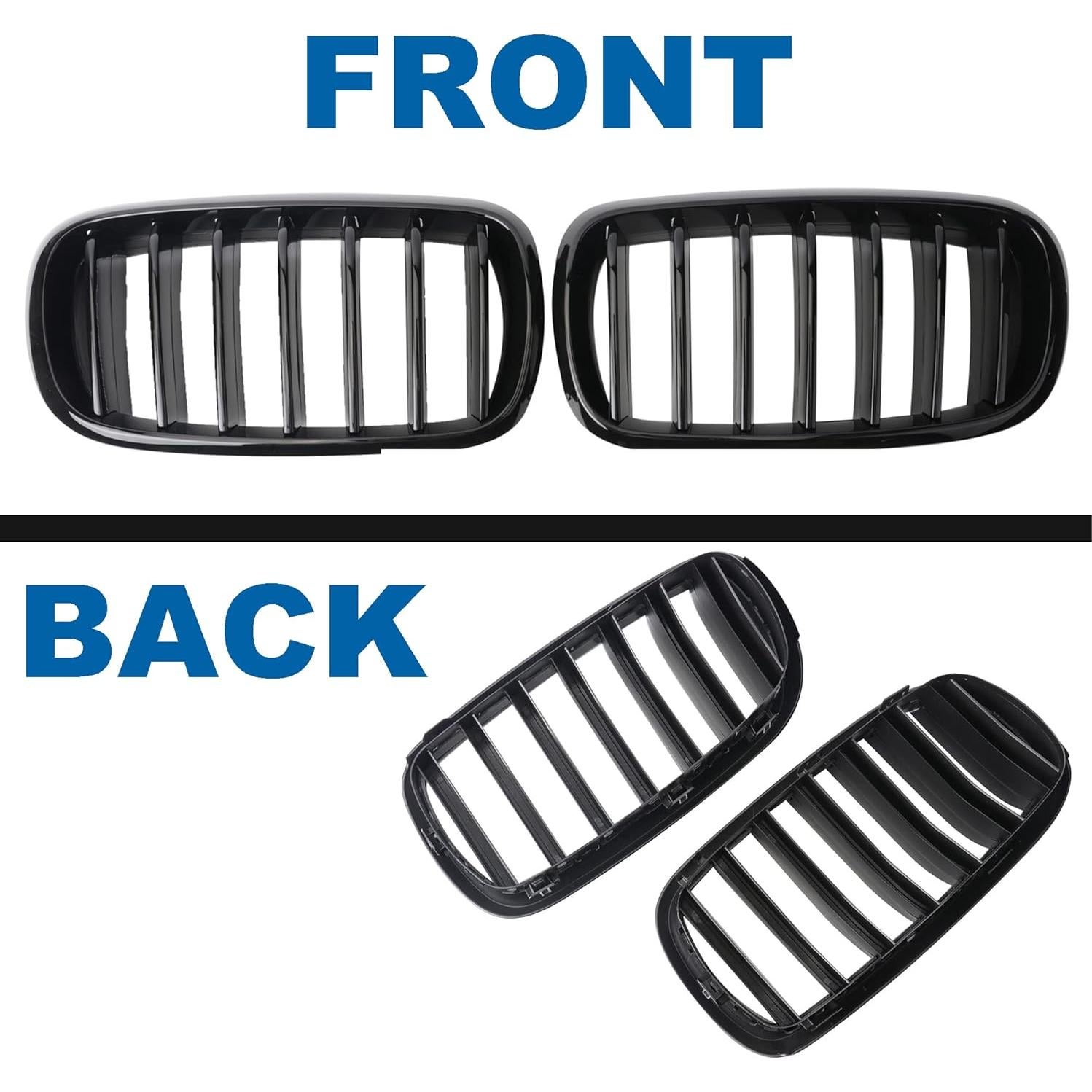 Rejilla Parachoques Frontal BILLDIO F15 F16 Negro Brillante