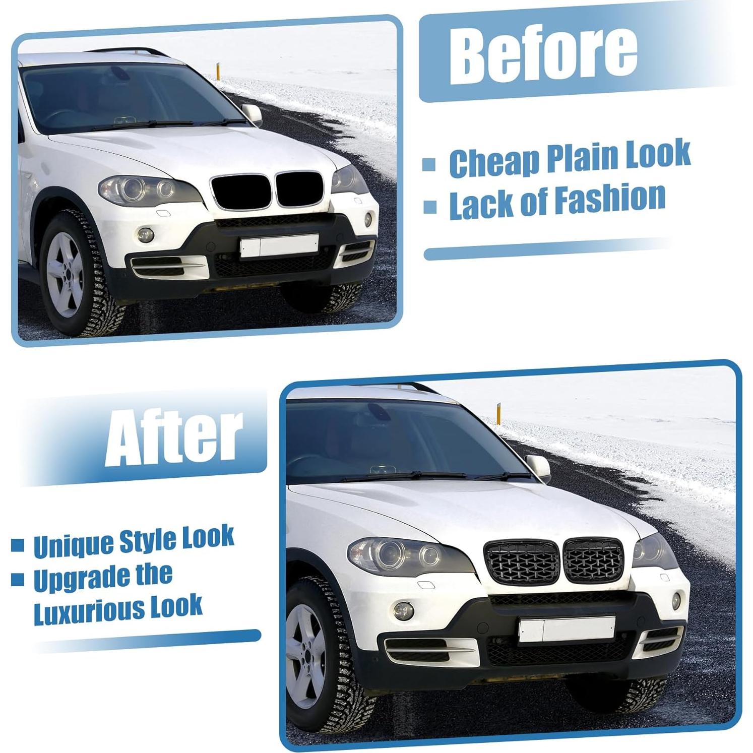 Parrilla del Parachoques Frontal BMW X5 X6 2007-2014 X AUTOHAUX