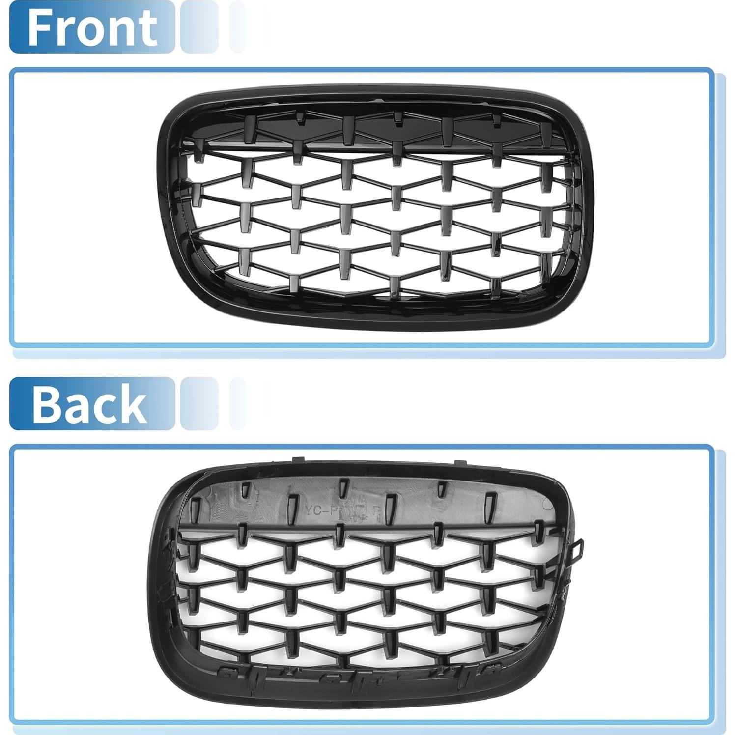 Parrilla del Parachoques Frontal BMW X5 X6 2007-2014 X AUTOHAUX