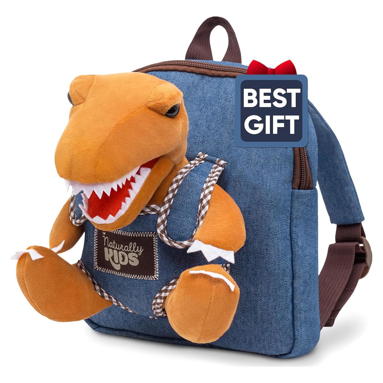 Mini Mochila Dinosaurio Naturally KIDS 17,78x15,24cm