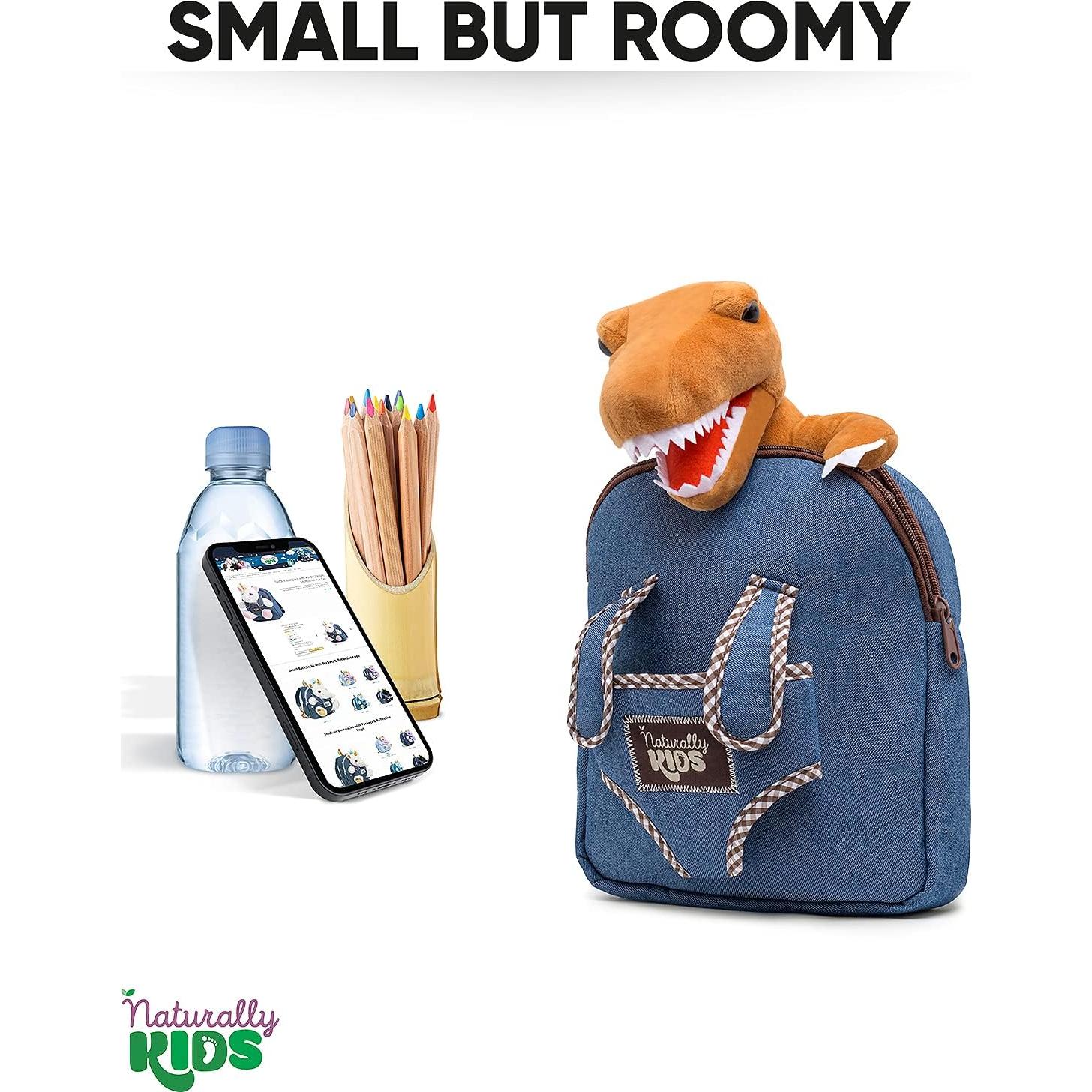 Mini Mochila Dinosaurio Naturally KIDS 17,78x15,24cm