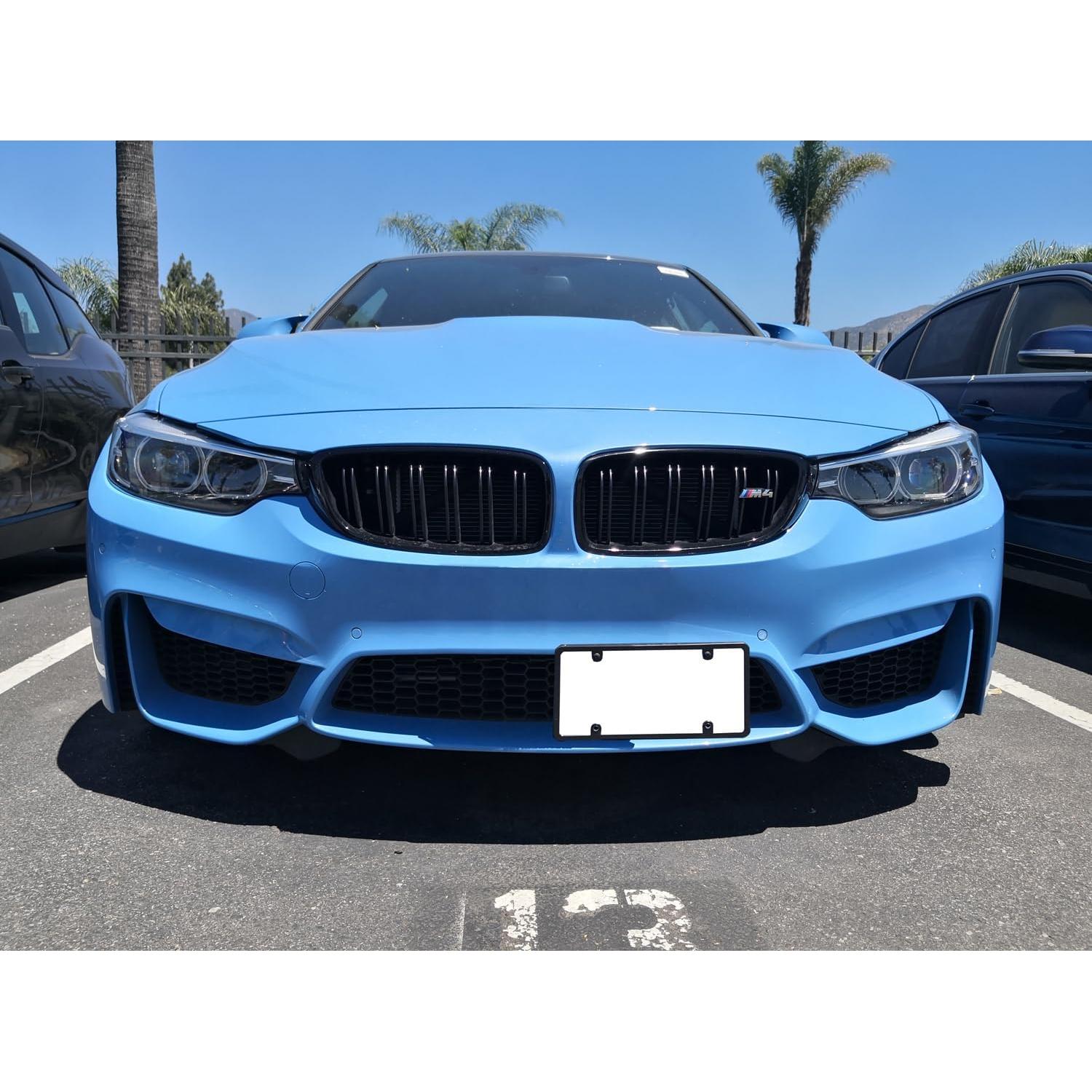 Kit de reubicación de placa iJDMTOY para BMW M2 M3 M4 M5 M6