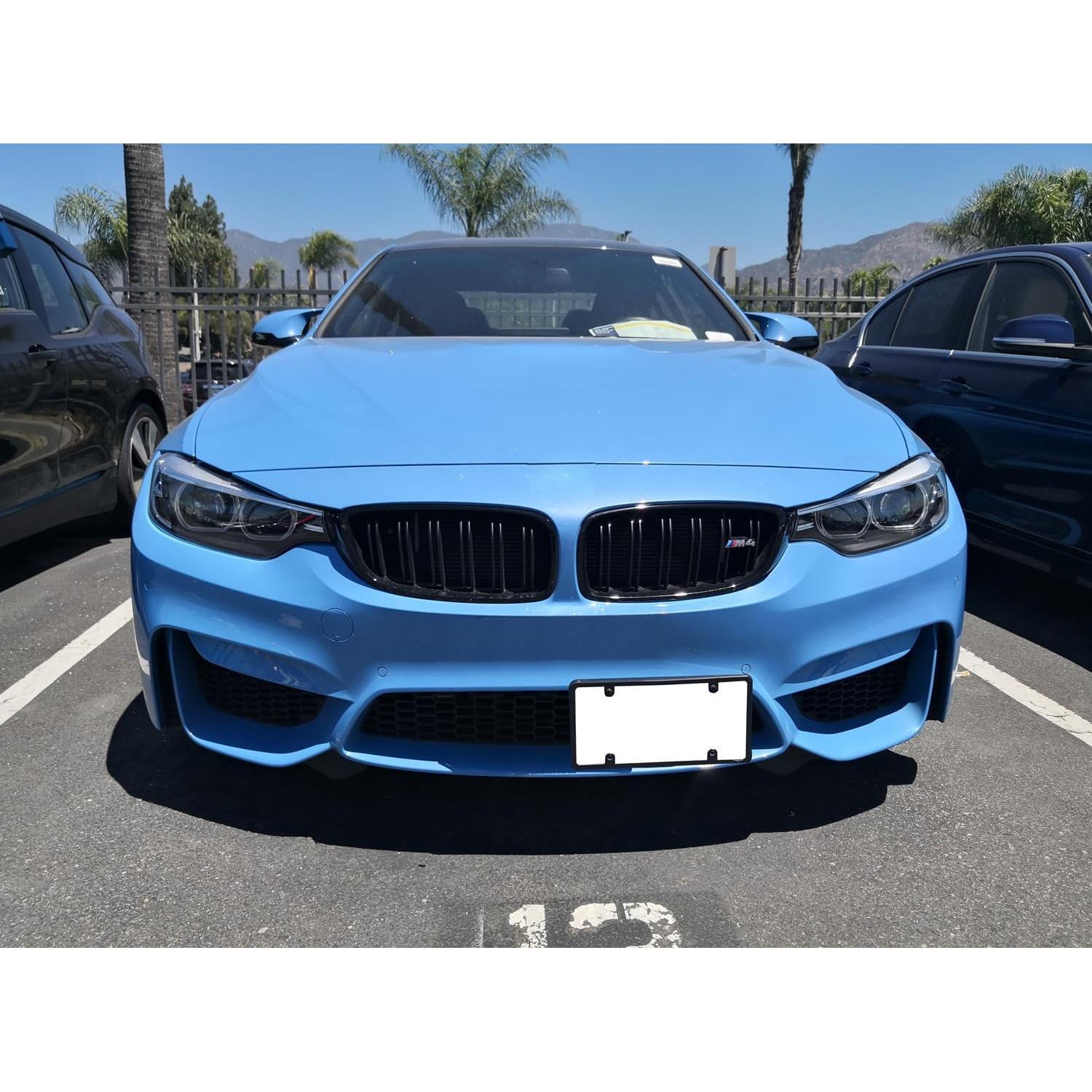 Kit de reubicación de placa iJDMTOY para BMW M2 M3 M4 M5 M6