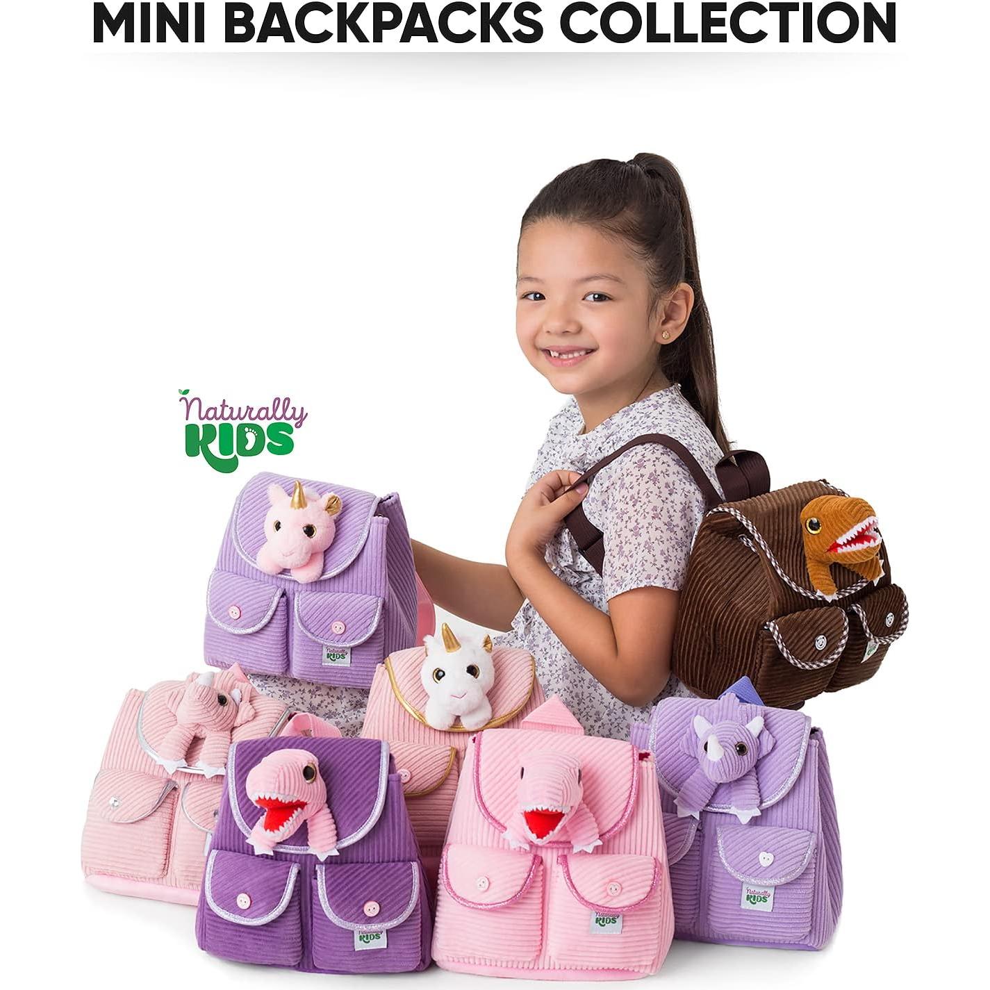 Mochila Dinosaurio Naturally Kids 17,78x15,24 cm para Niños