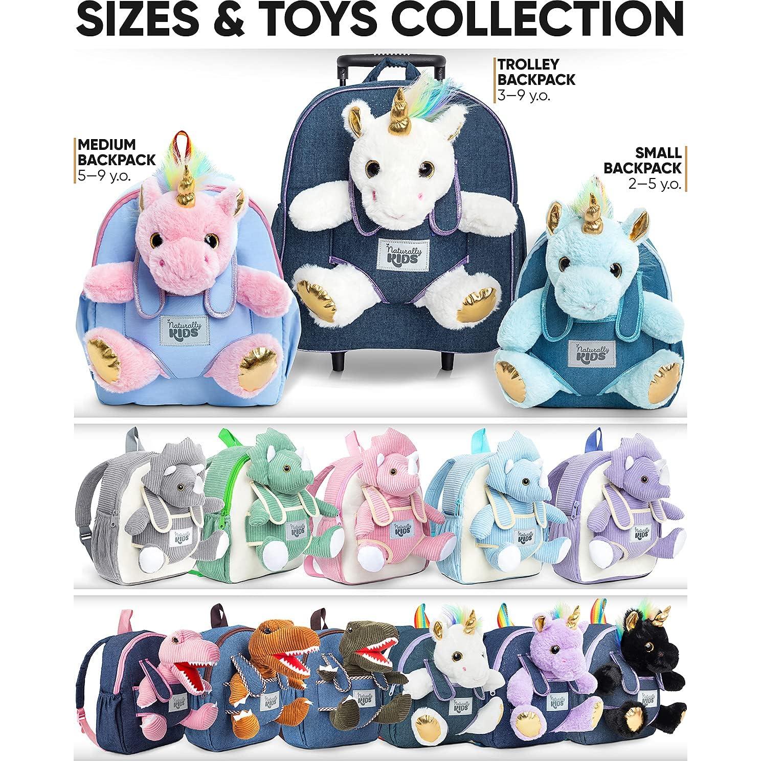 Mochila Unicornio Rosa Naturally KIDS 29x25x9 cm para Niñas