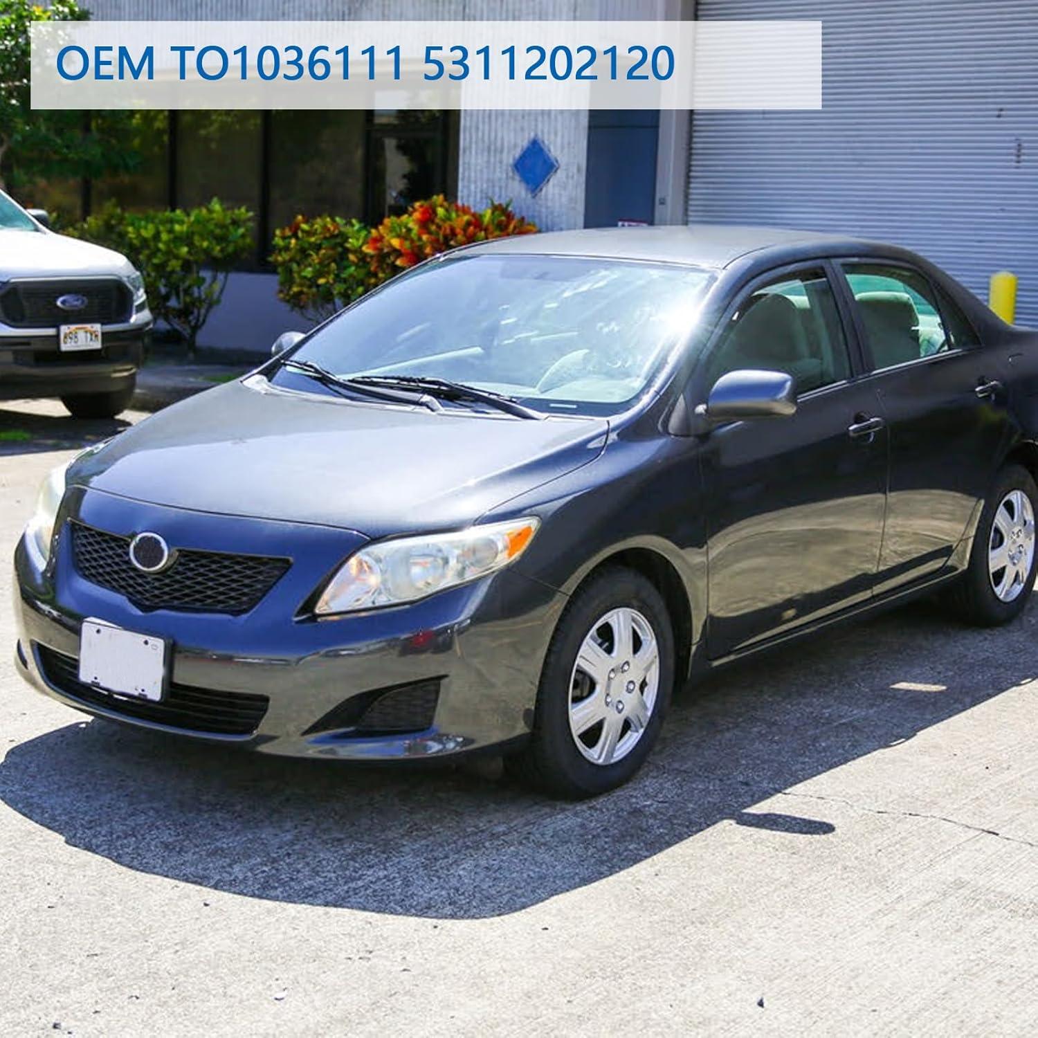 Rejilla Inferior Parachoques Frontal Perfit Liner Toyota Corolla 2009-2010