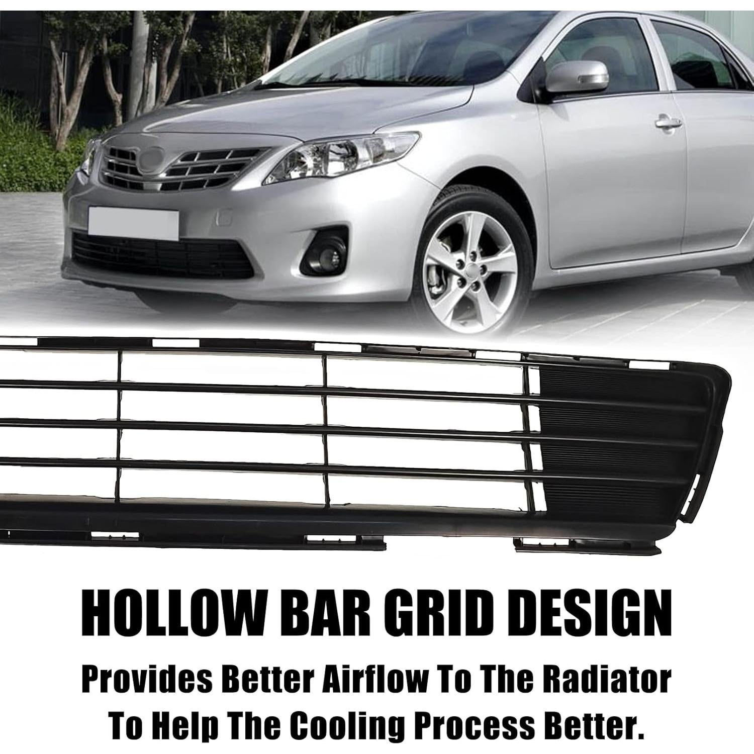 Rejilla Inferior Parachoques Bewild Toyota Corolla 2011-2013