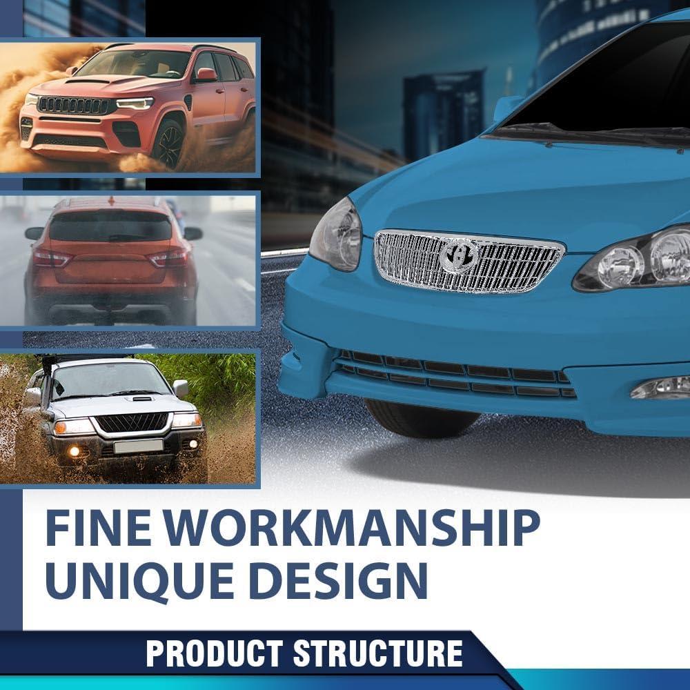 Parrilla Frontal PIT66 Cromo para Toyota Corolla 2003-2008