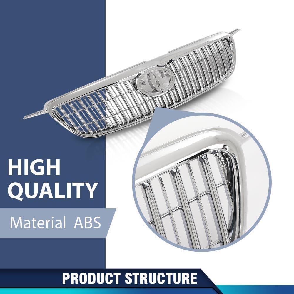 Parrilla Frontal PIT66 Cromo para Toyota Corolla 2003-2008