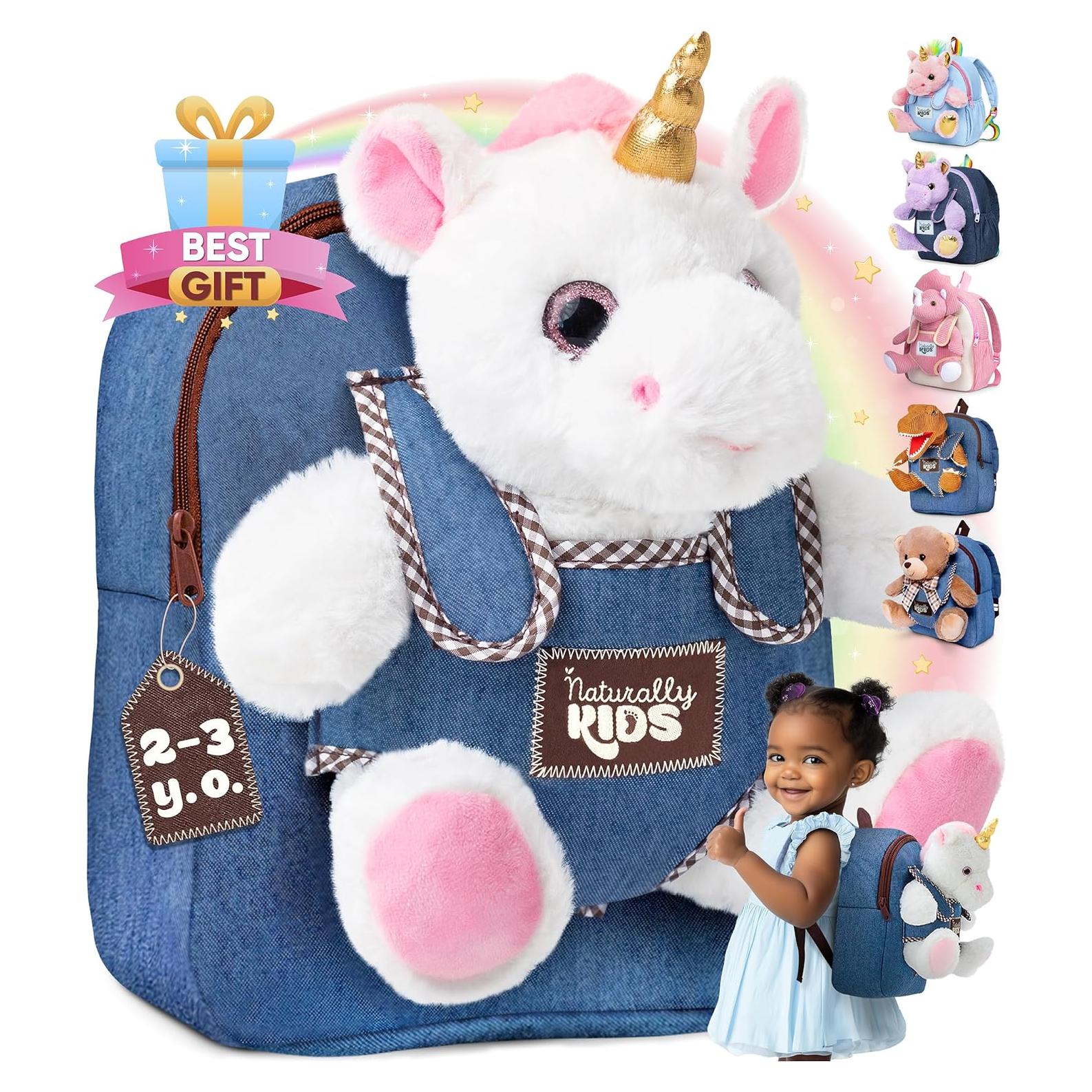 Mochila Unicornio Naturally KIDS para Niños 2-3 Años