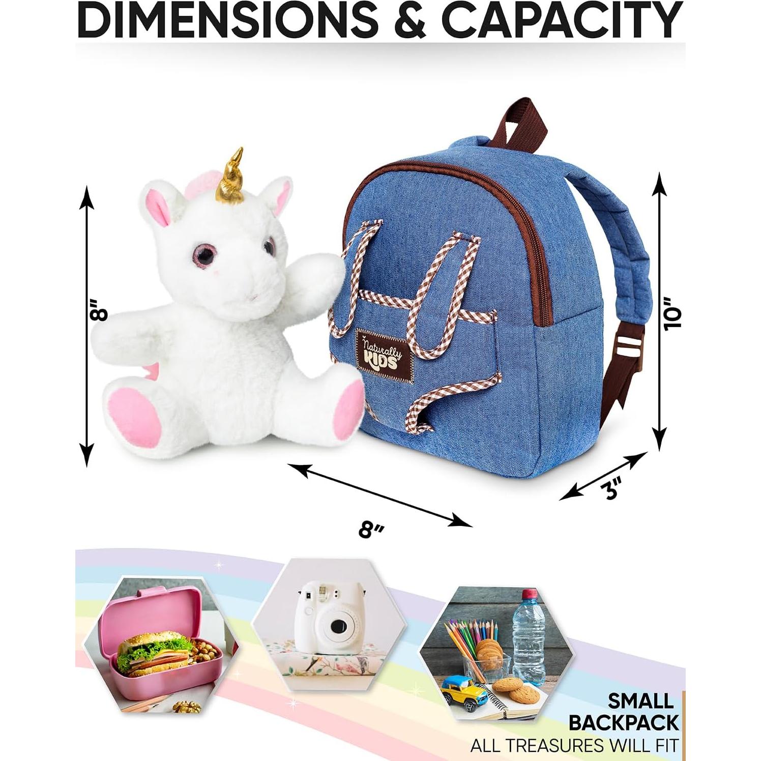 Mochila Unicornio Naturally KIDS para Niños 2-3 Años