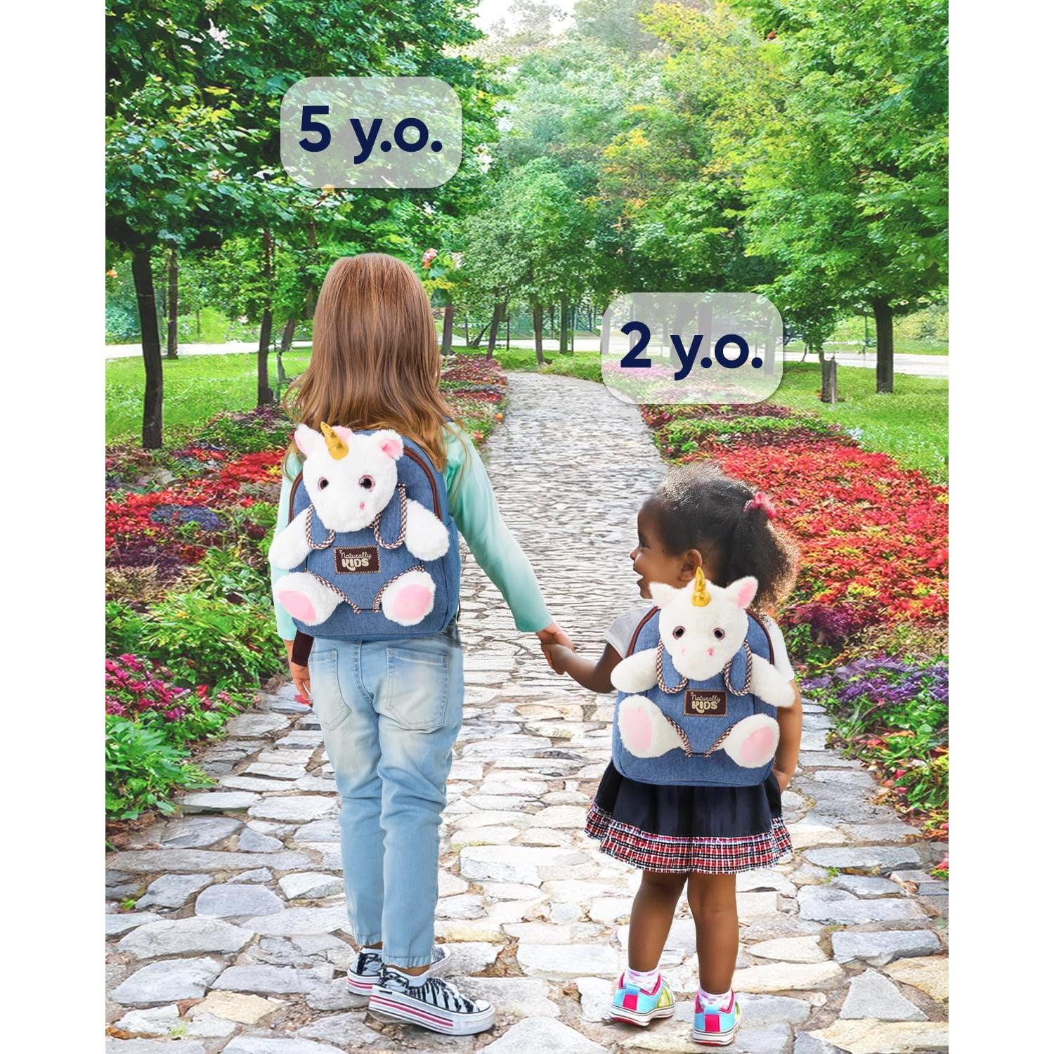 Mochila Unicornio Naturally KIDS para Niños 2-3 Años