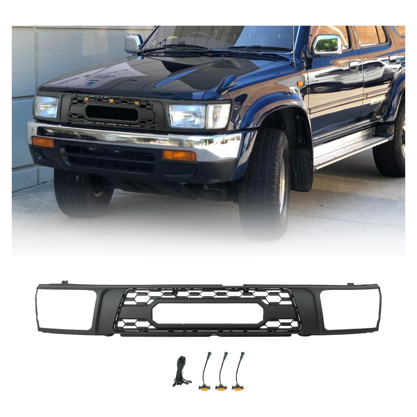 Parrilla Delantera Toyota 4Runner 1992-1995 con 3 Luces LED