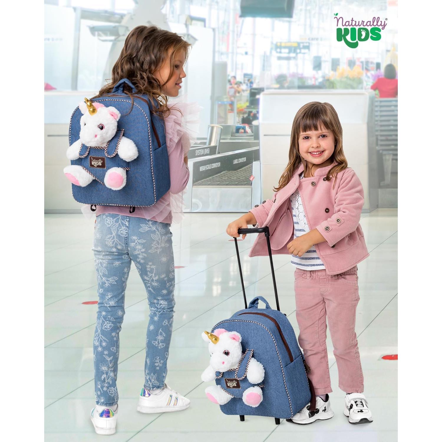 Mochila Rodante Unicornio Naturally KIDS 31.75x27.94cm