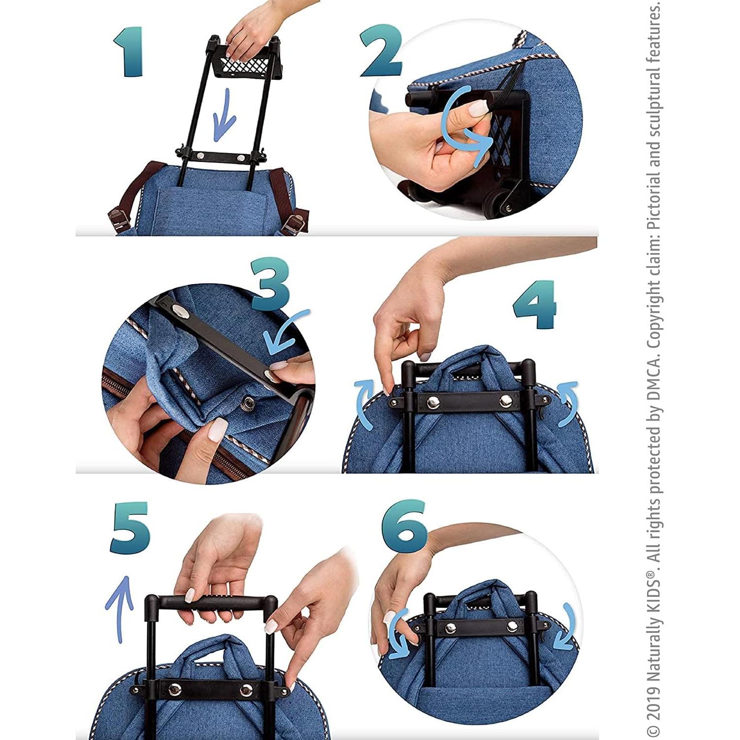 Mochila Rodante Unicornio Naturally KIDS 31.75x27.94cm