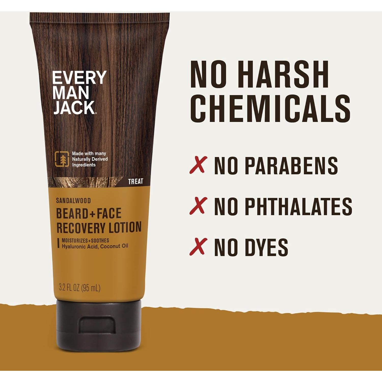 Loción Hidratante para Barba Every Man Jack - 2 Paquetes