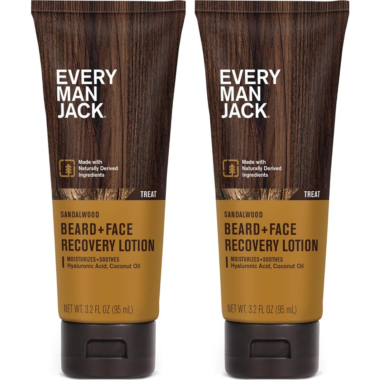 Loción Hidratante para Barba Every Man Jack - 2 Paquetes