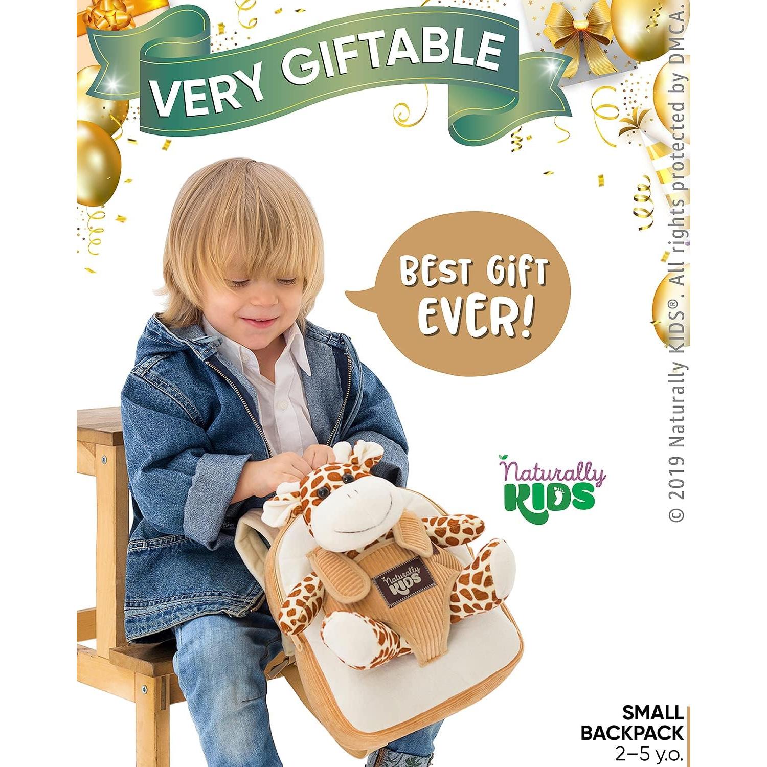 Mochila Jirafa Naturally KIDS para Niños 2-5 Años