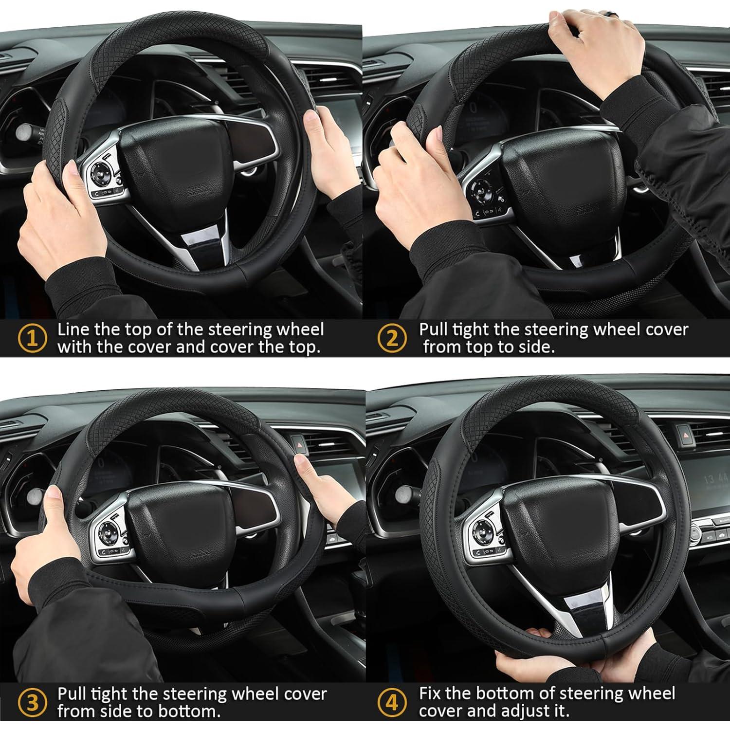 Cubierta de Volante West Llama para Dodge RAM 1500 2500 3500 39-41 cm