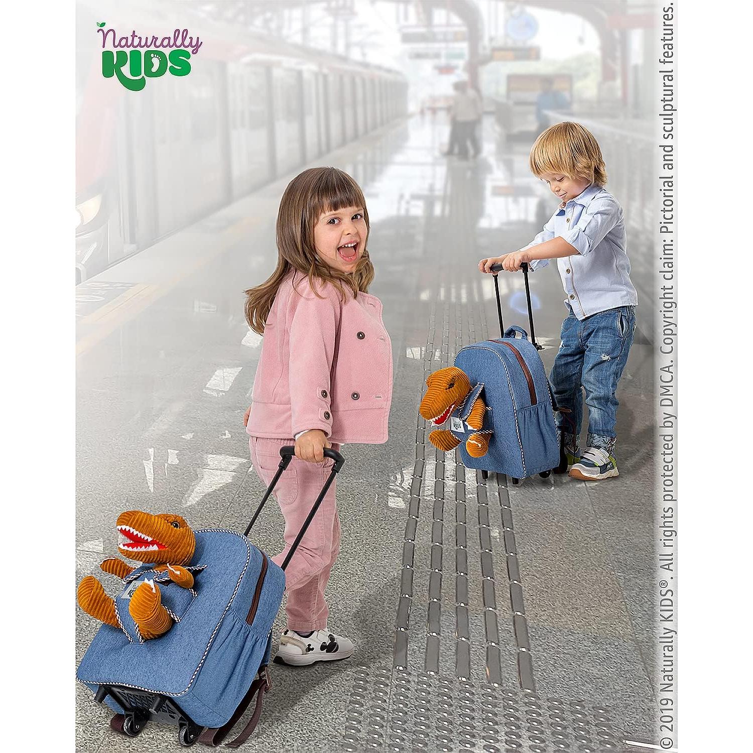 Mochila Rodante Dinosaurio Naturally KIDS 31.75x27.94cm