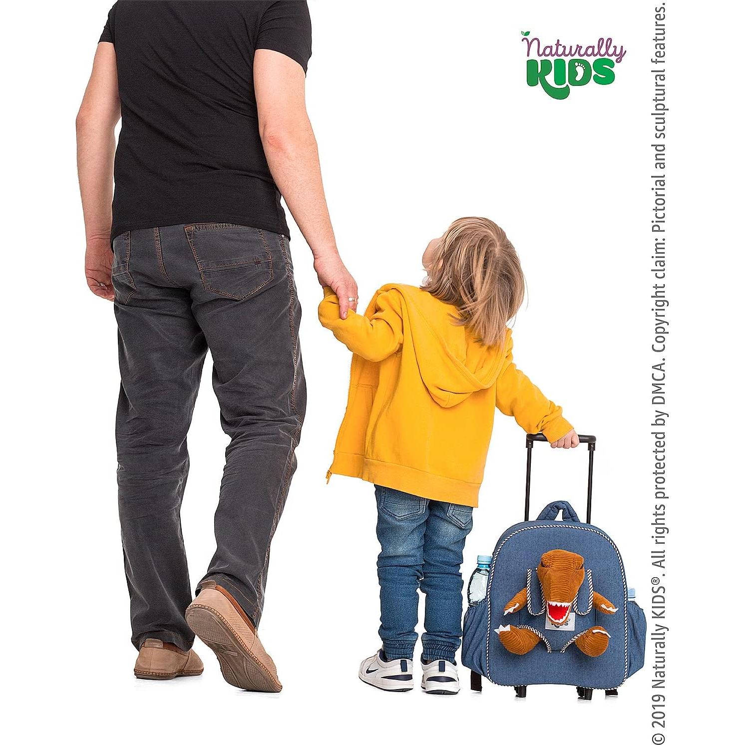 Mochila Rodante Dinosaurio Naturally KIDS 31.75x27.94cm