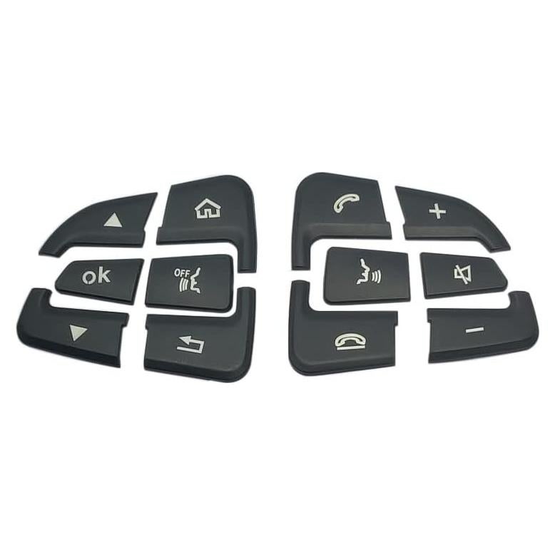 Cubierta de Sticker para Botón de Volante Mercedes Benz - Angelguoguo