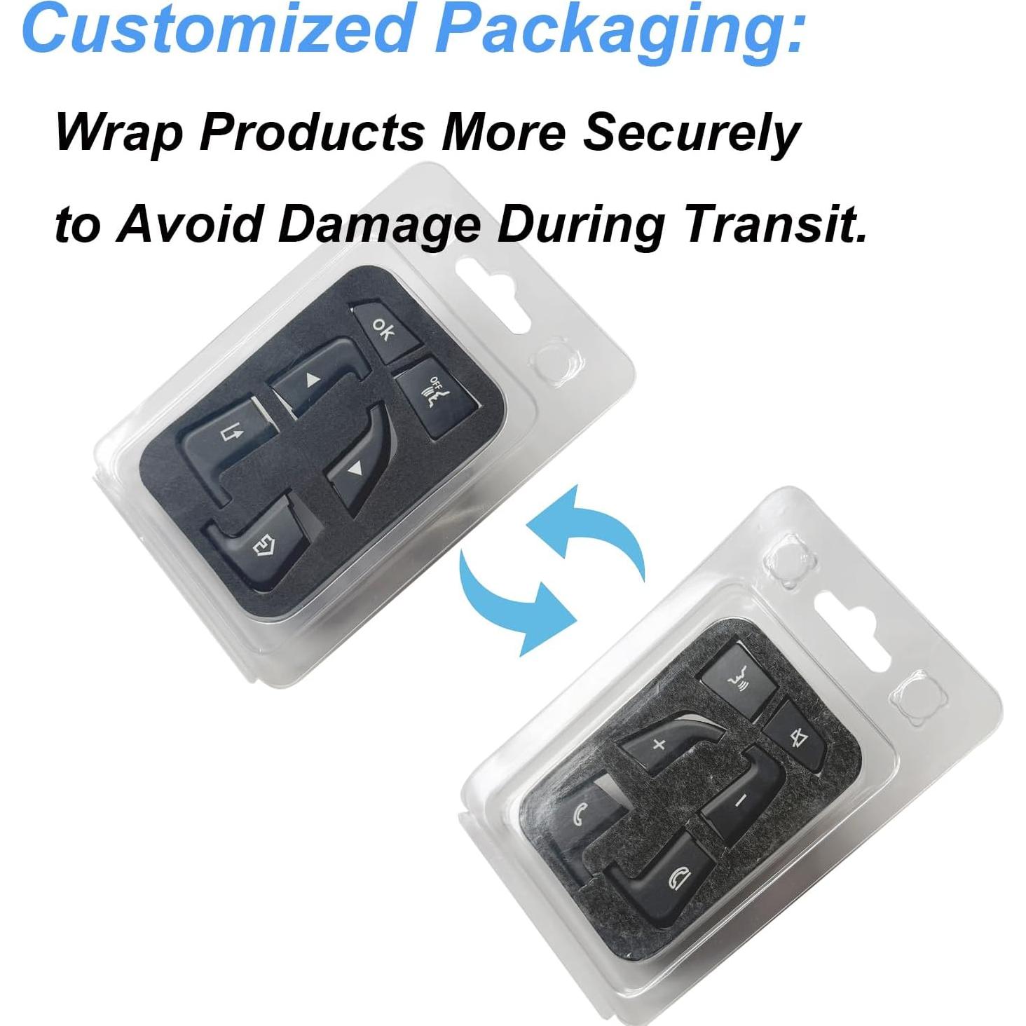 Cubierta de Sticker para Botón de Volante Mercedes Benz - Angelguoguo