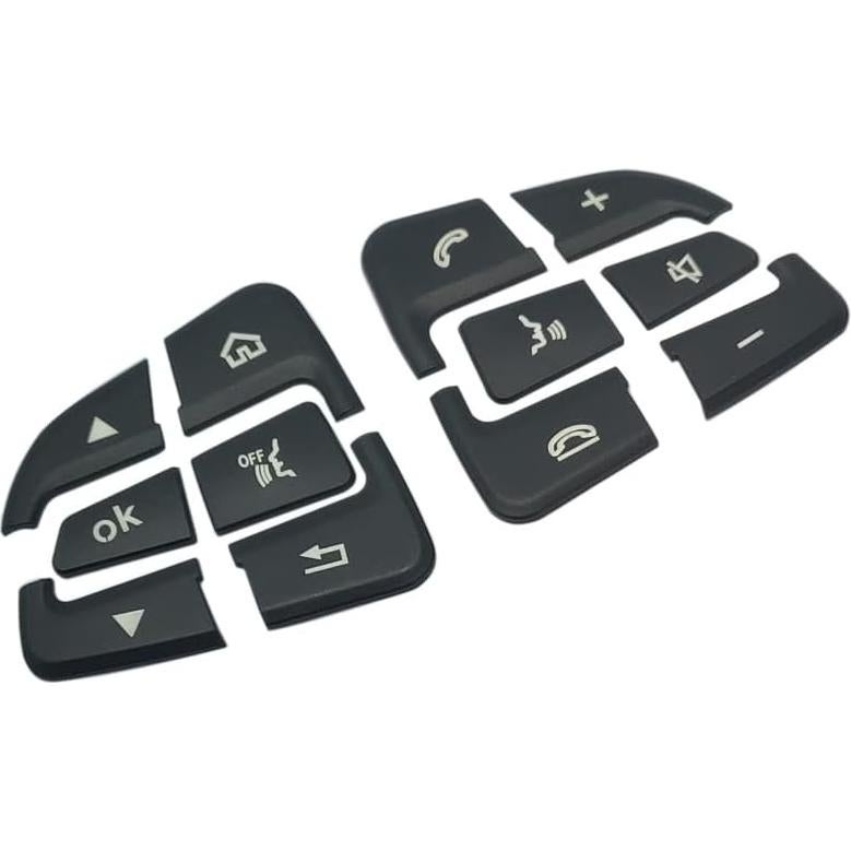 Cubierta de Sticker para Botón de Volante Mercedes Benz - Angelguoguo