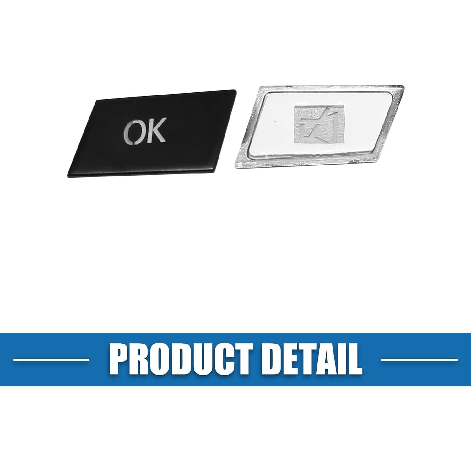 Cubiertas de Pegatinas para Botones de Volante A ABSOPRO - Negro