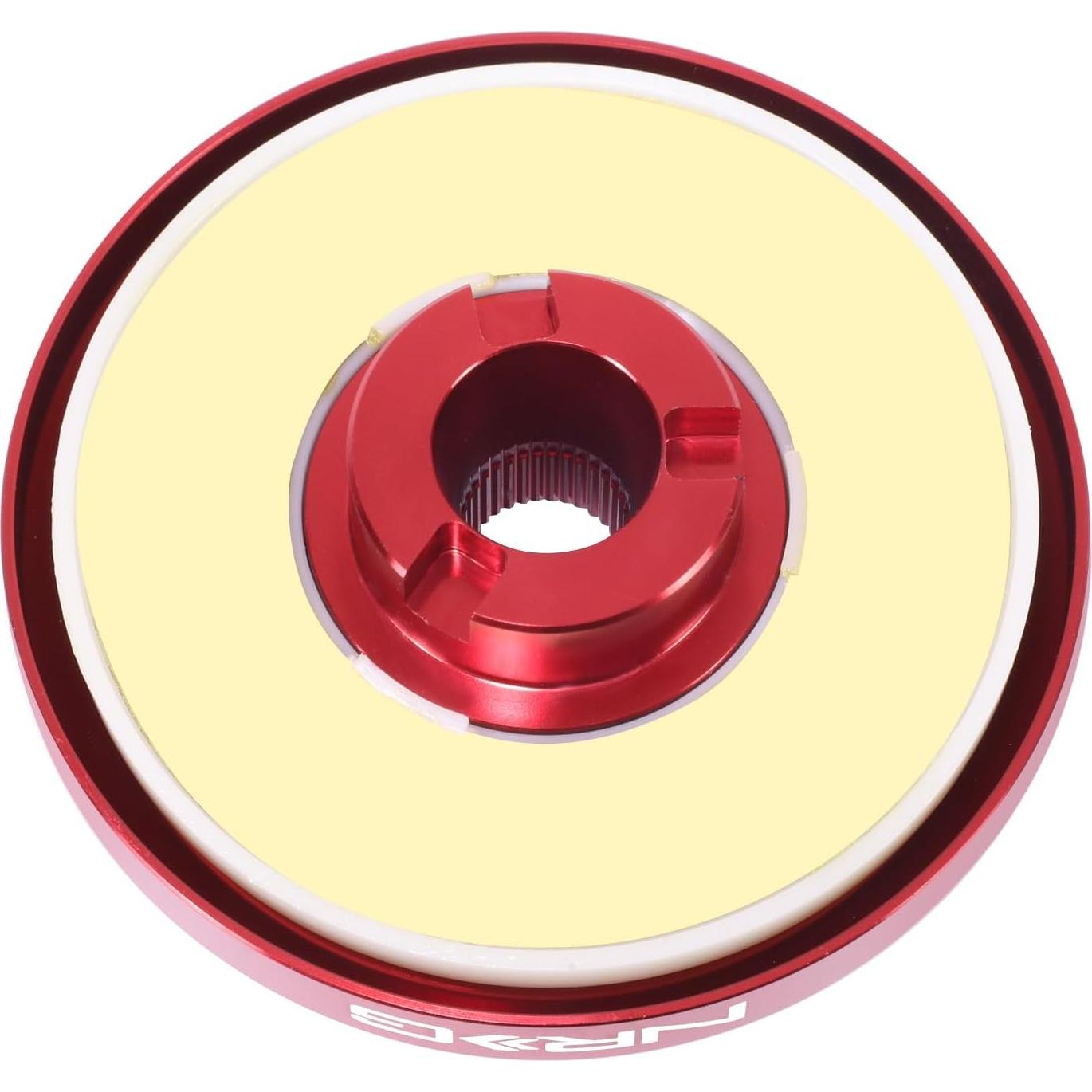 Volante Corto NRG Innovations Rojo 100H para Mitsubishi/Subaru