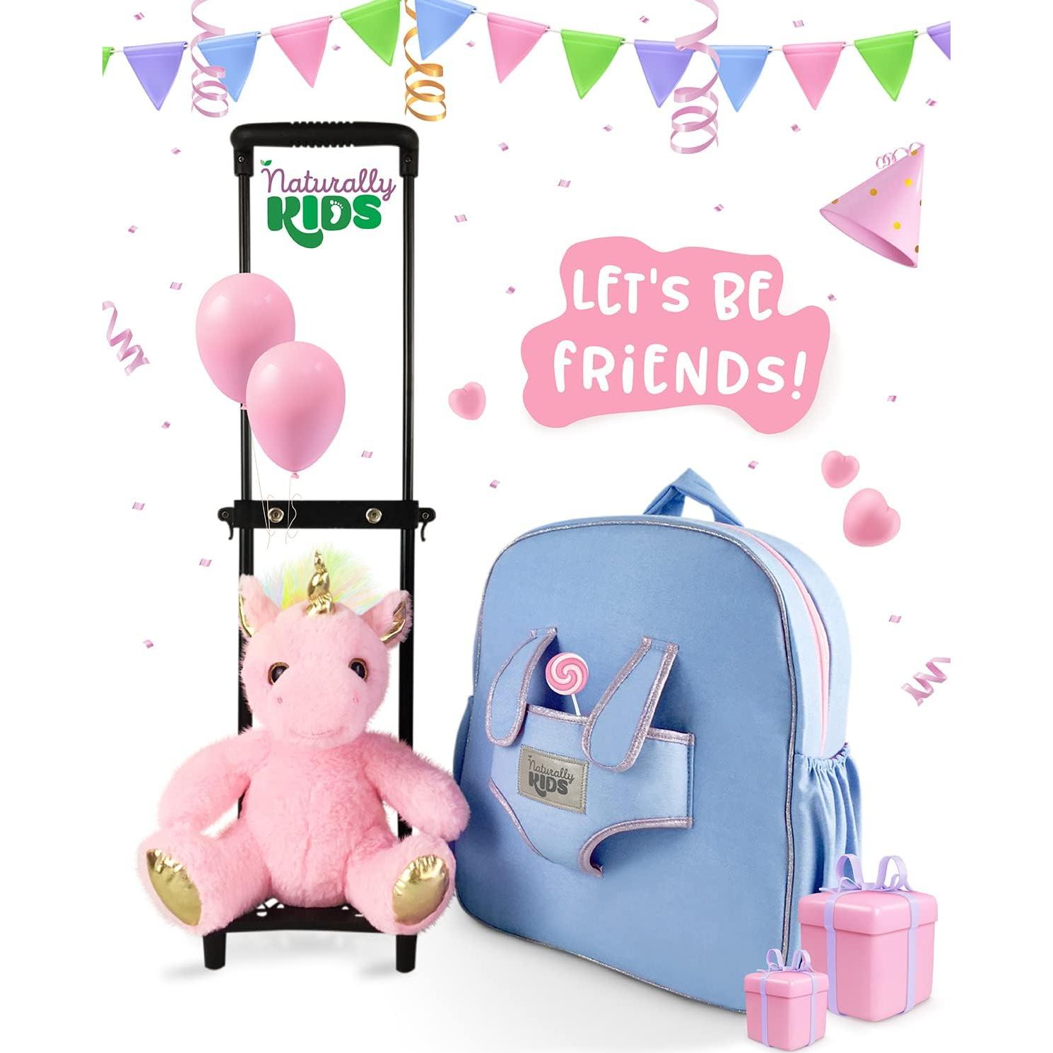 Maleta Rodante Unicornio Rosa Naturally KIDS 31.75 cm