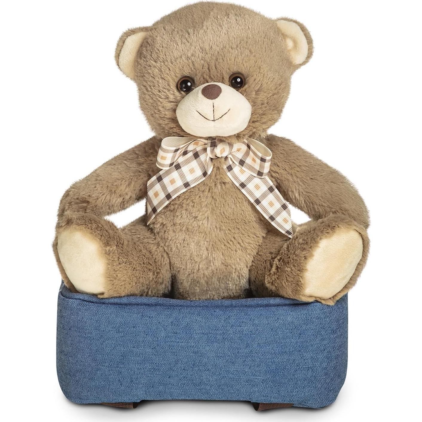 Mochila Oso de Peluche Naturally KIDS 25 cm para Niños