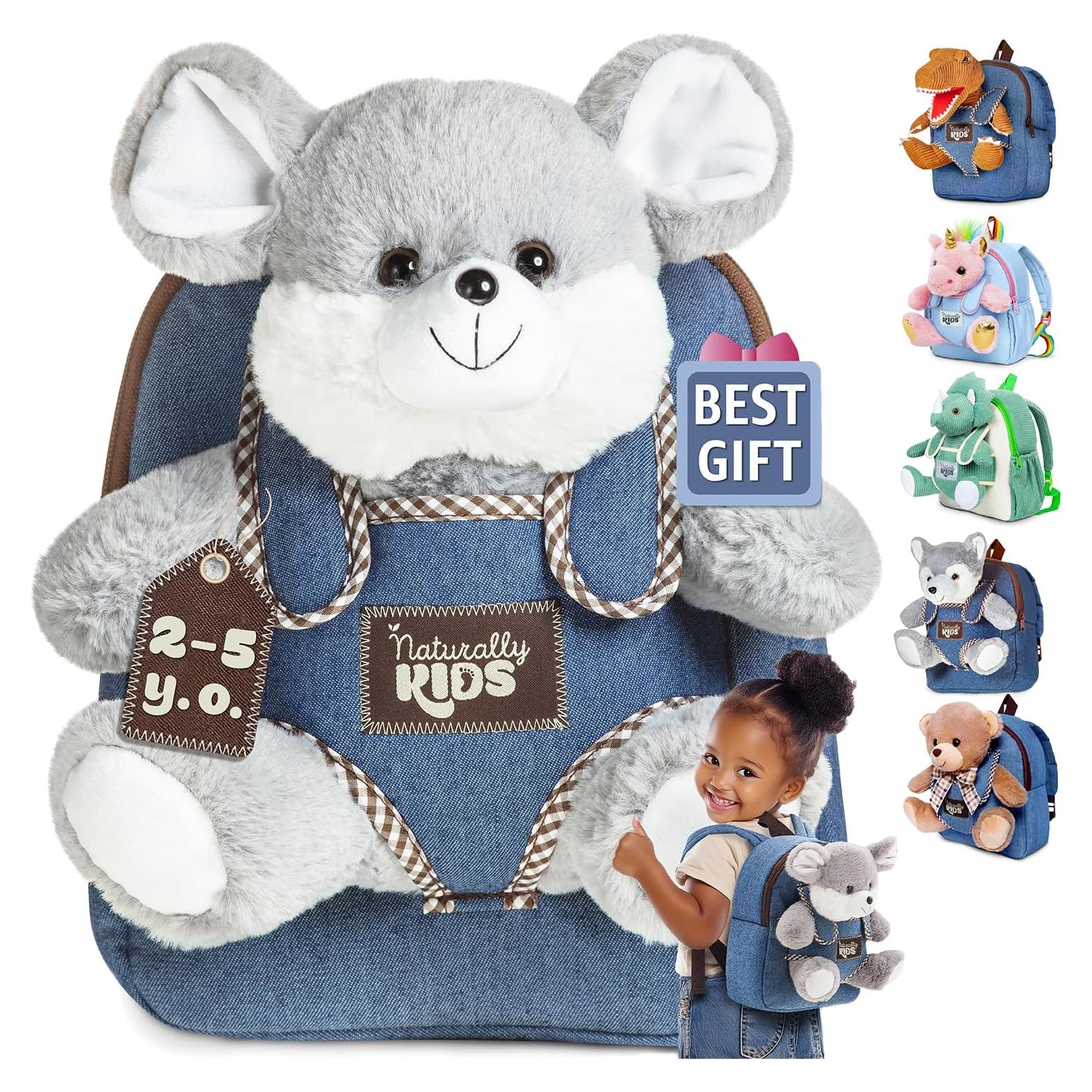 Mochila de Ratón Naturally KIDS para Niños 2-5 Años