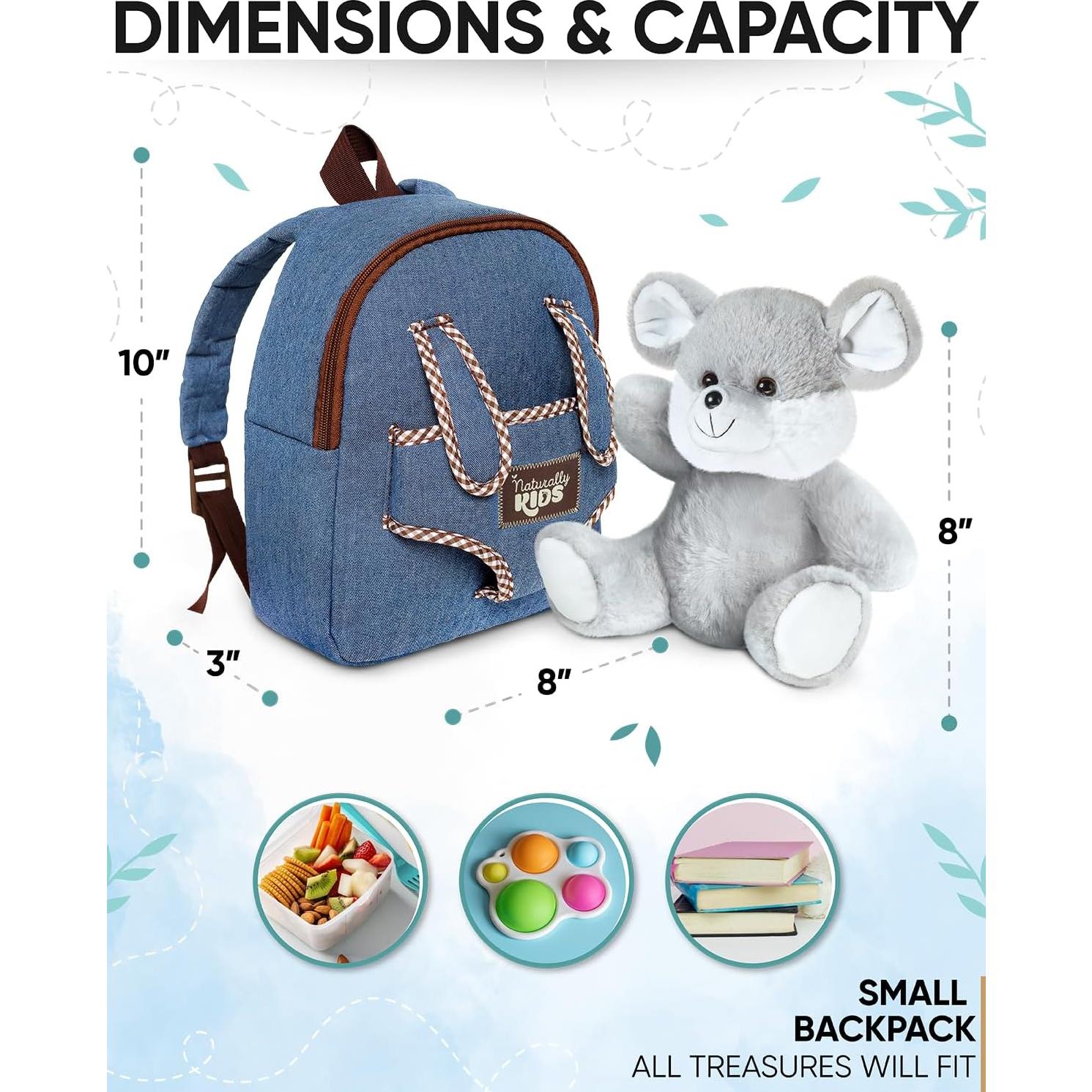 Mochila de Ratón Naturally KIDS para Niños 2-5 Años