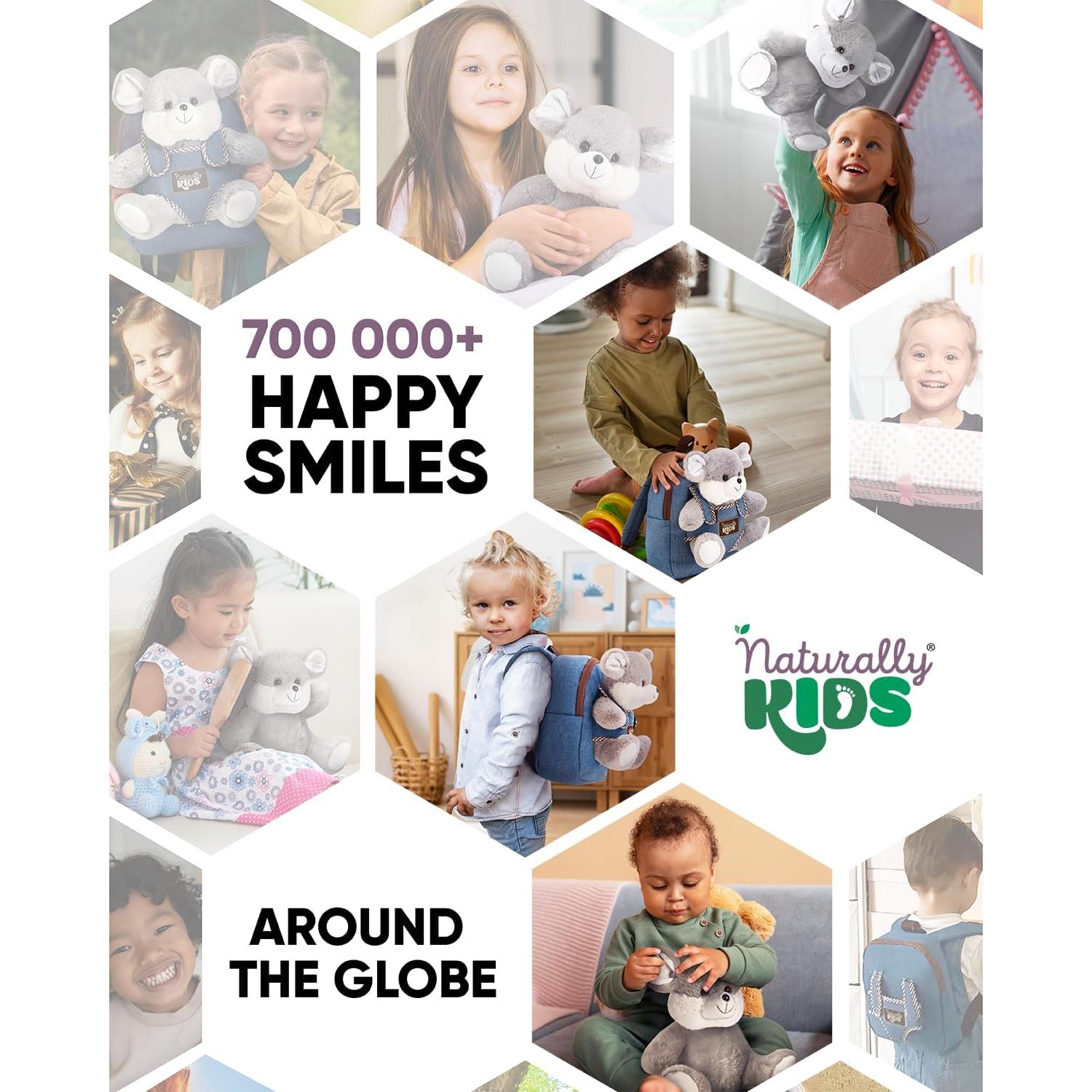 Mochila de Ratón Naturally KIDS para Niños 2-5 Años