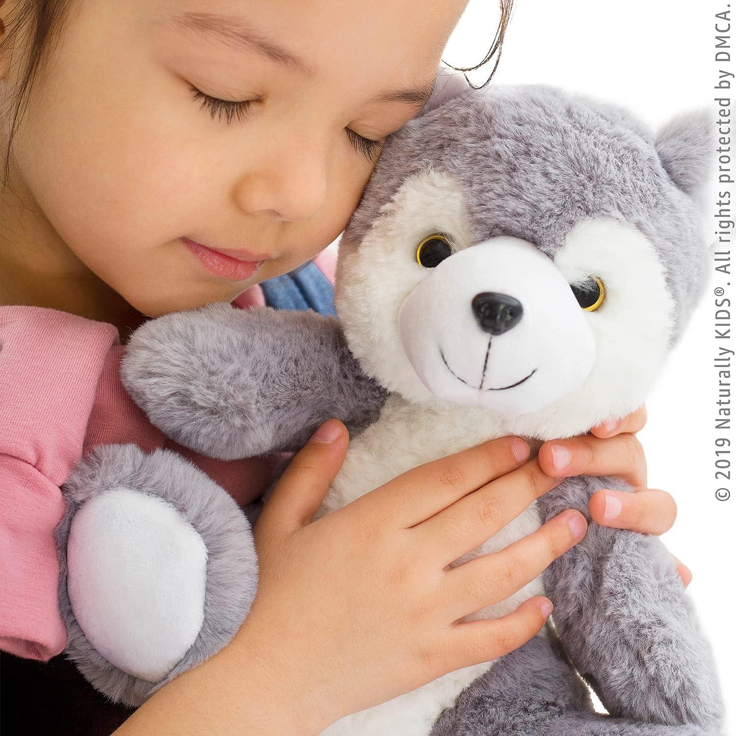 Mochila de Lobo Husky para Niños 2-5 Años 25x20x7 cm