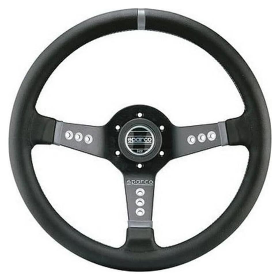 Sparco 015L800PL Steering Wheel (Strwhl L777 Leather Black)