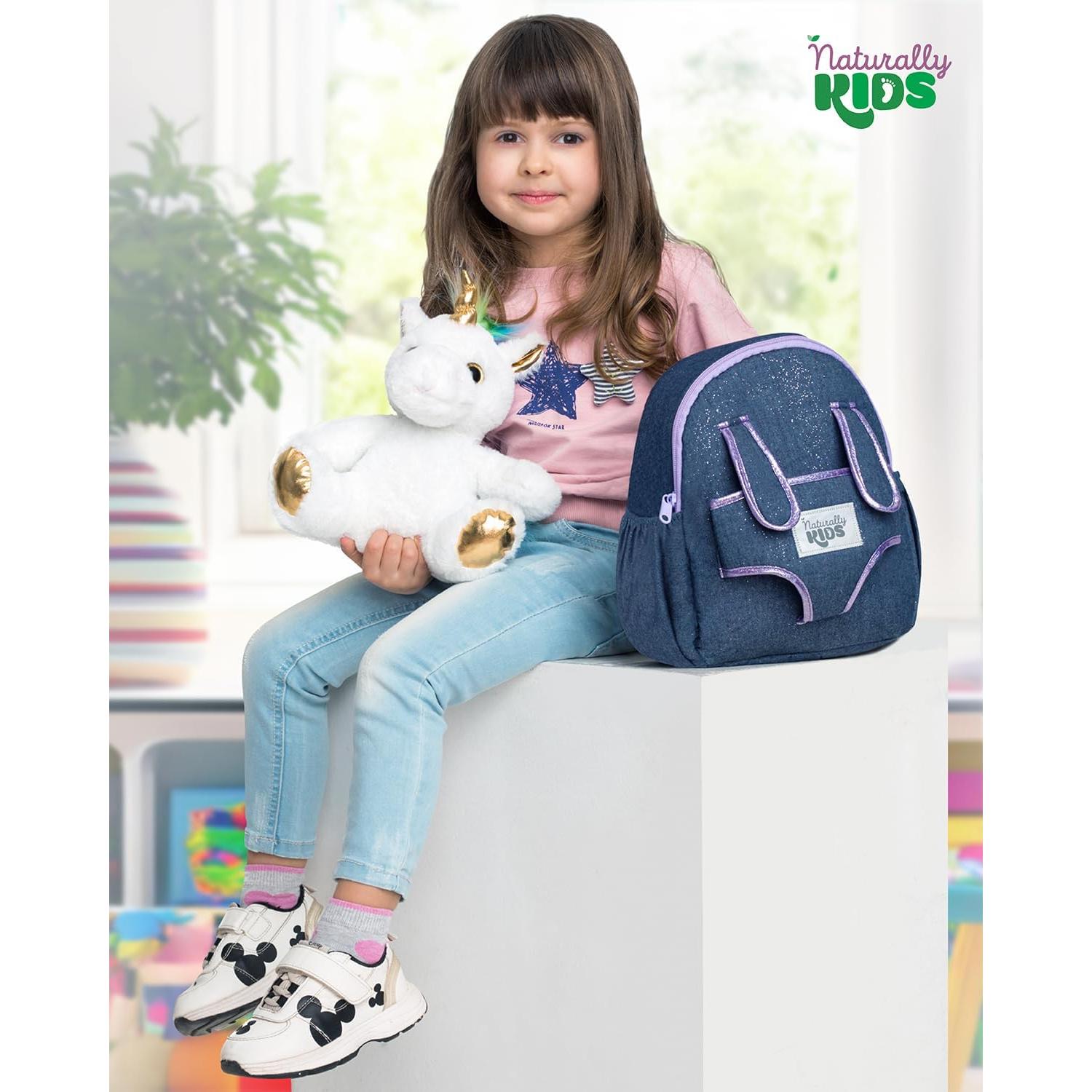 Mochila Unicornio Naturally KIDS 25,4x20,3 cm para Niñas
