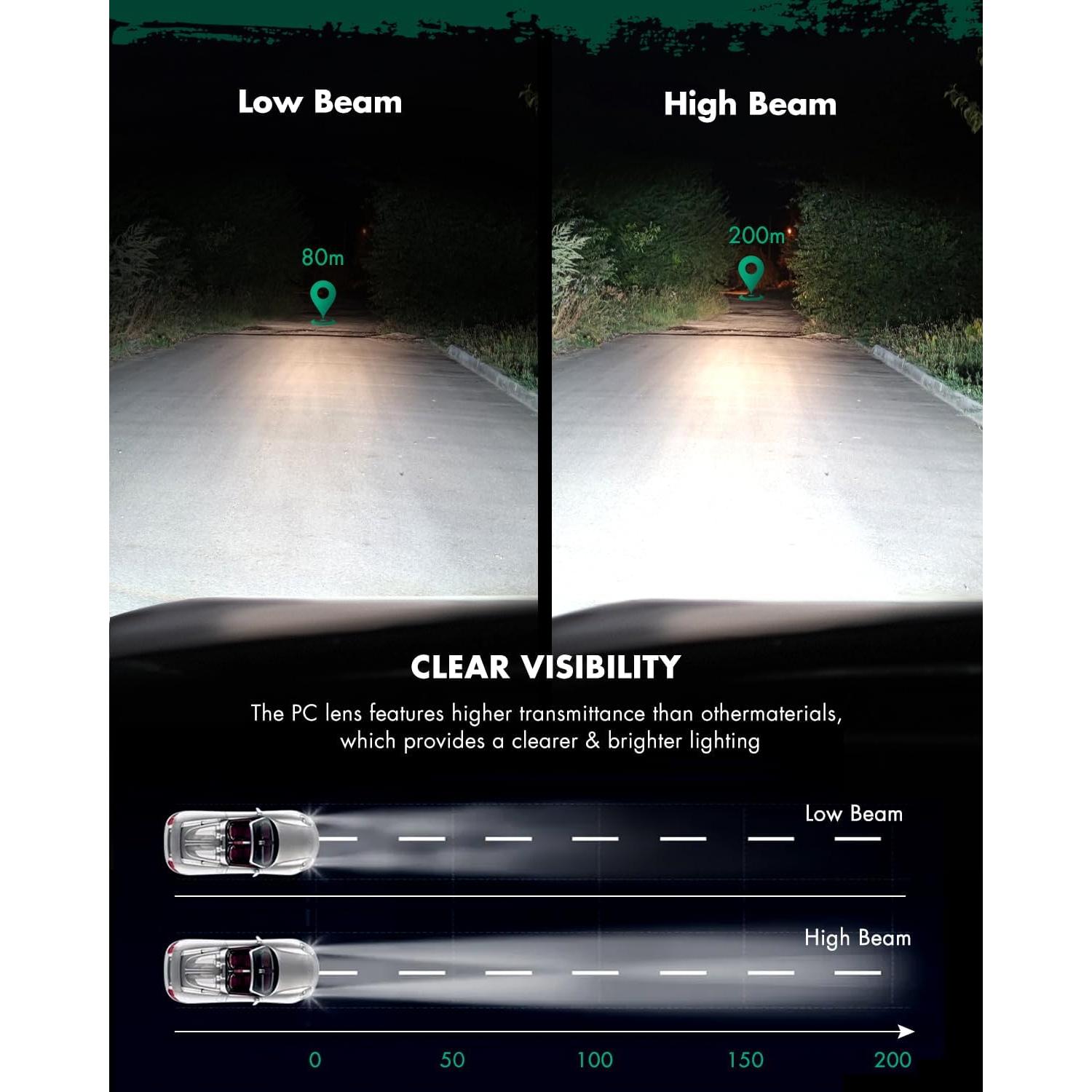 Faros SCITOO para Honda Civic Sedán 2006-2011 Cromados