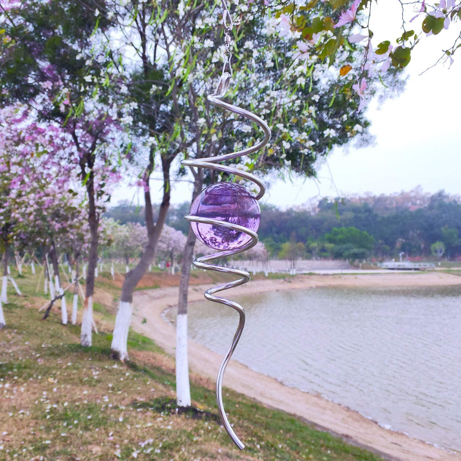 Fonmy Esfera de Observación Púrpura 2" Vidrio y 33cm Acero