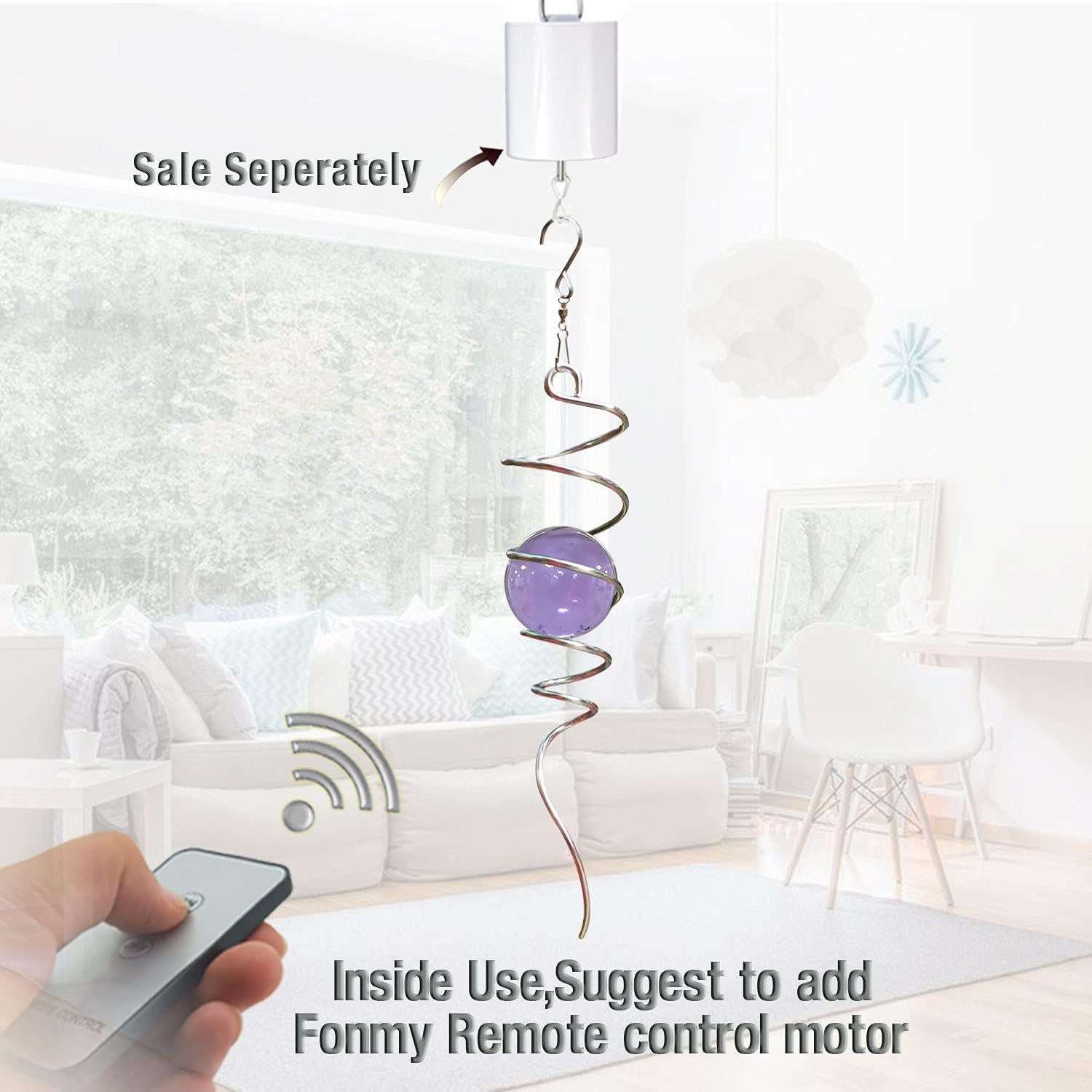 Fonmy Esfera de Observación Púrpura 2" Vidrio y 33cm Acero