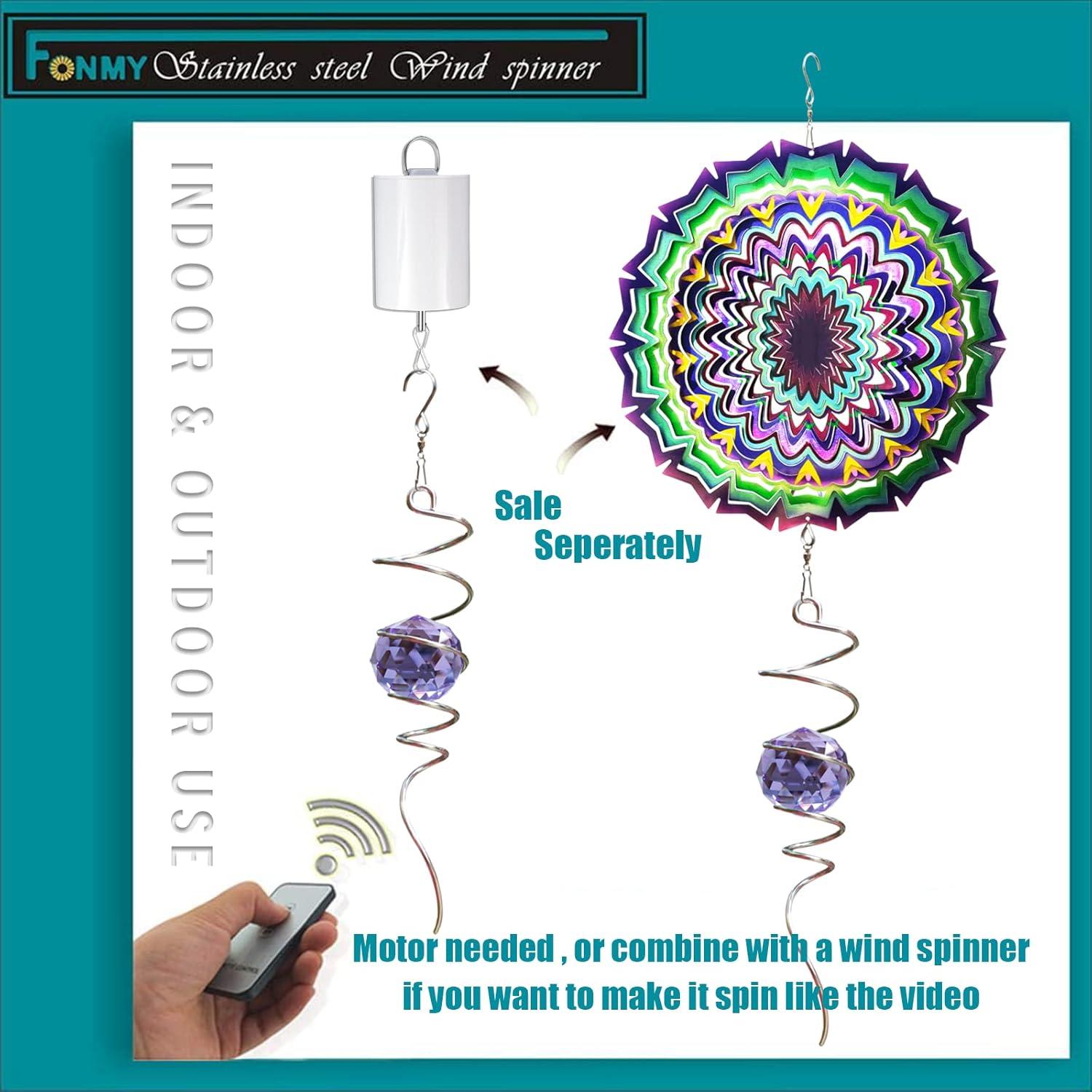 Fonmy Cazador de Sol Espiral 33 cm con Orbe de Cristal