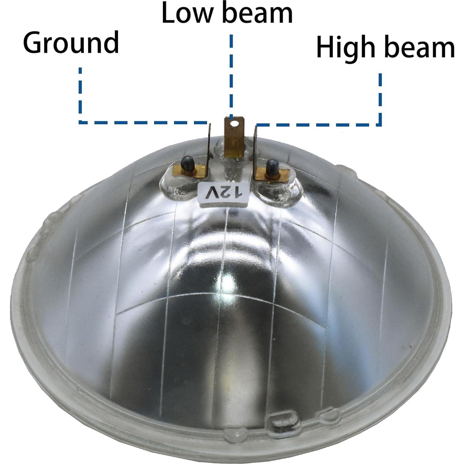Faro Halógeno TOJIO H4002 110W Cristal Blanco 127mm