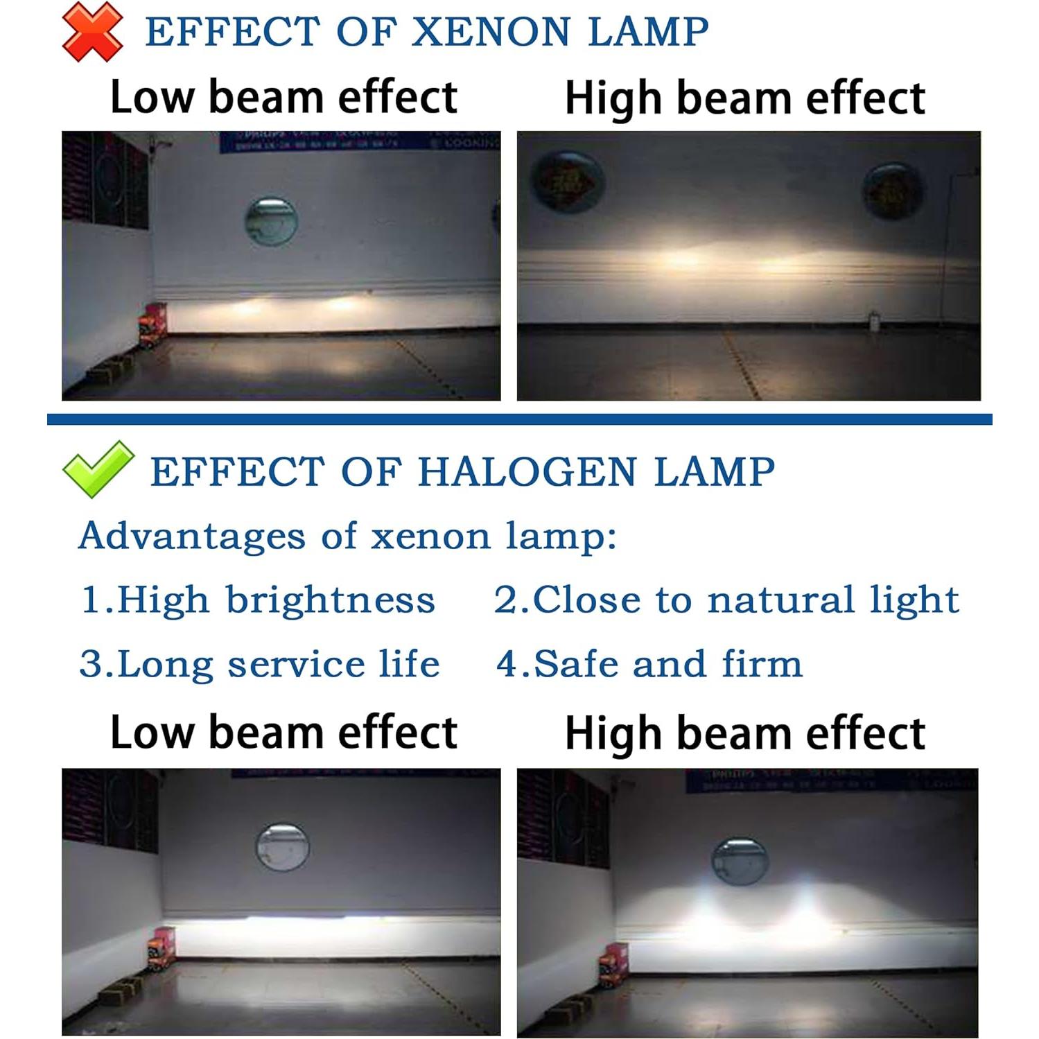 Faro Halógeno TOJIO H4002 110W Cristal Blanco 127mm