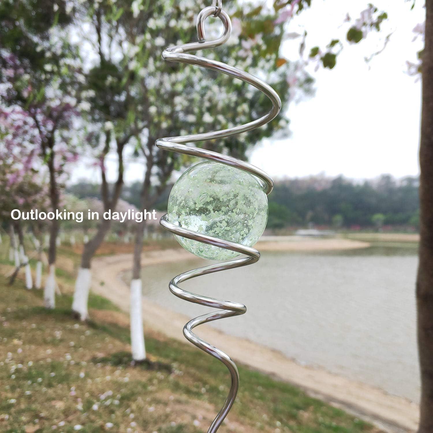 FONMY Bola de Observación Espiral de Acero Inoxidable 33 cm